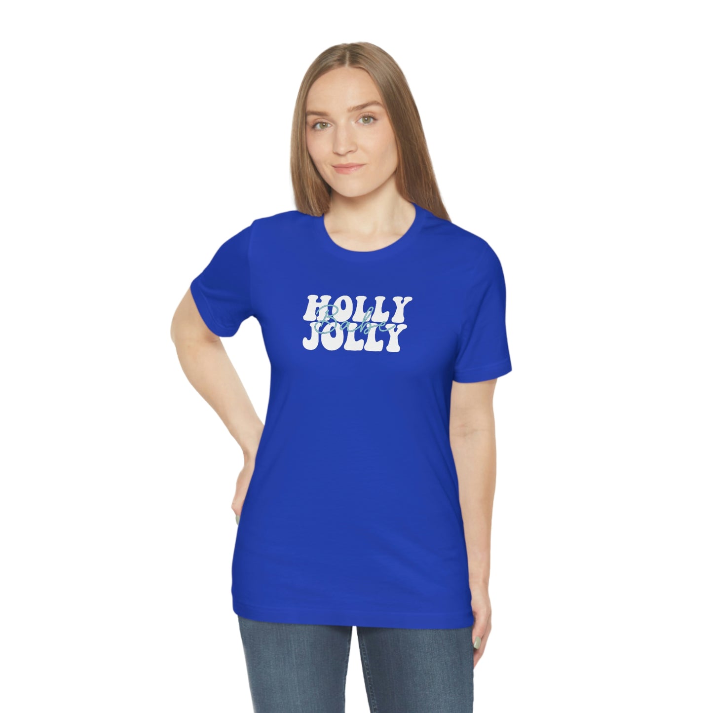 Holiday Holly Jolly Babe Unisex Jersey Short Sleeve Tee