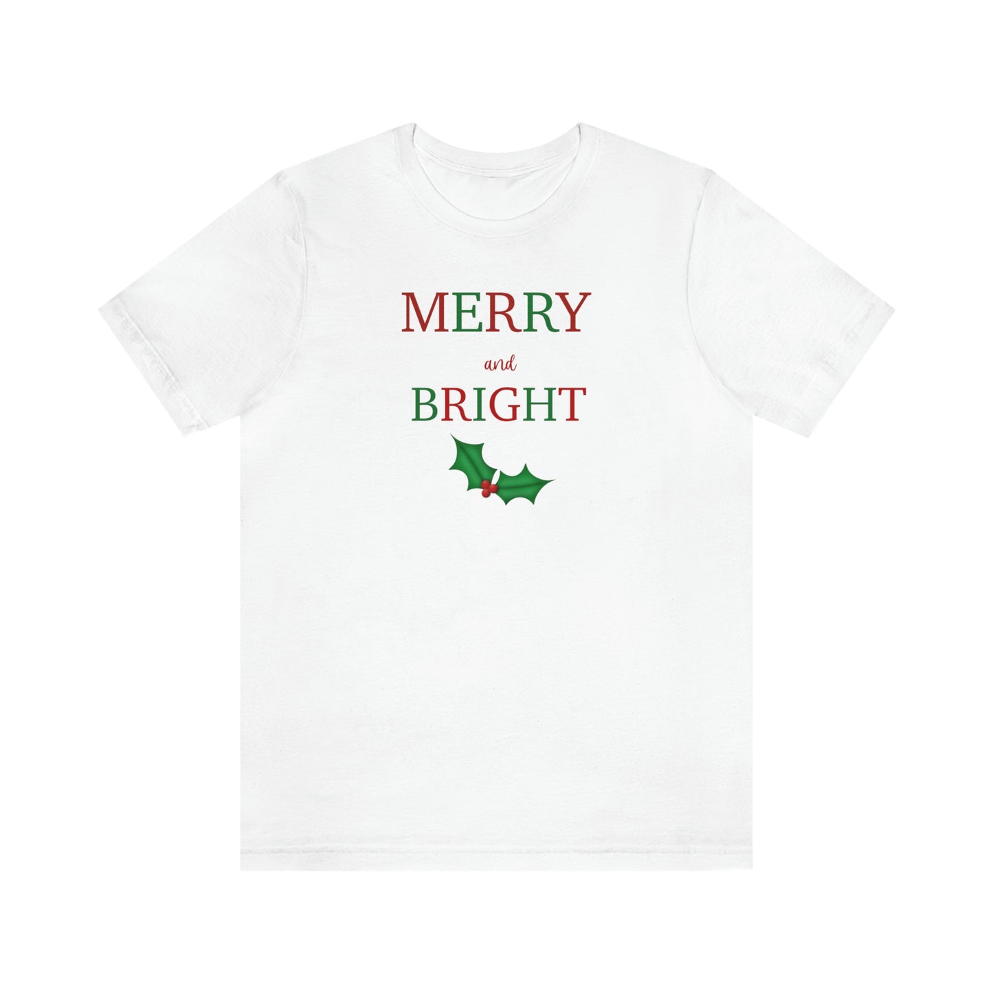 Holiday Merry 1 Unisex Jersey Short Sleeve Tee