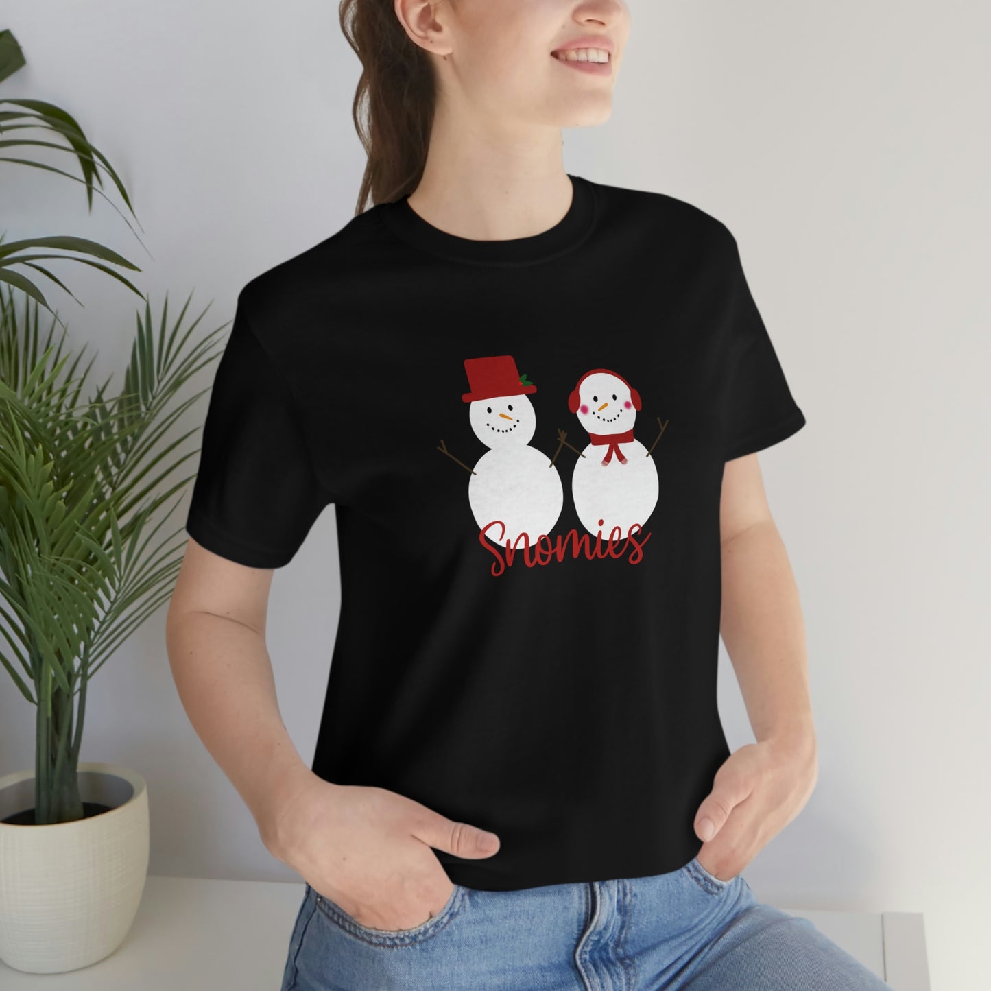 Holiday Red Snomies Unisex Jersey Short Sleeve Tee