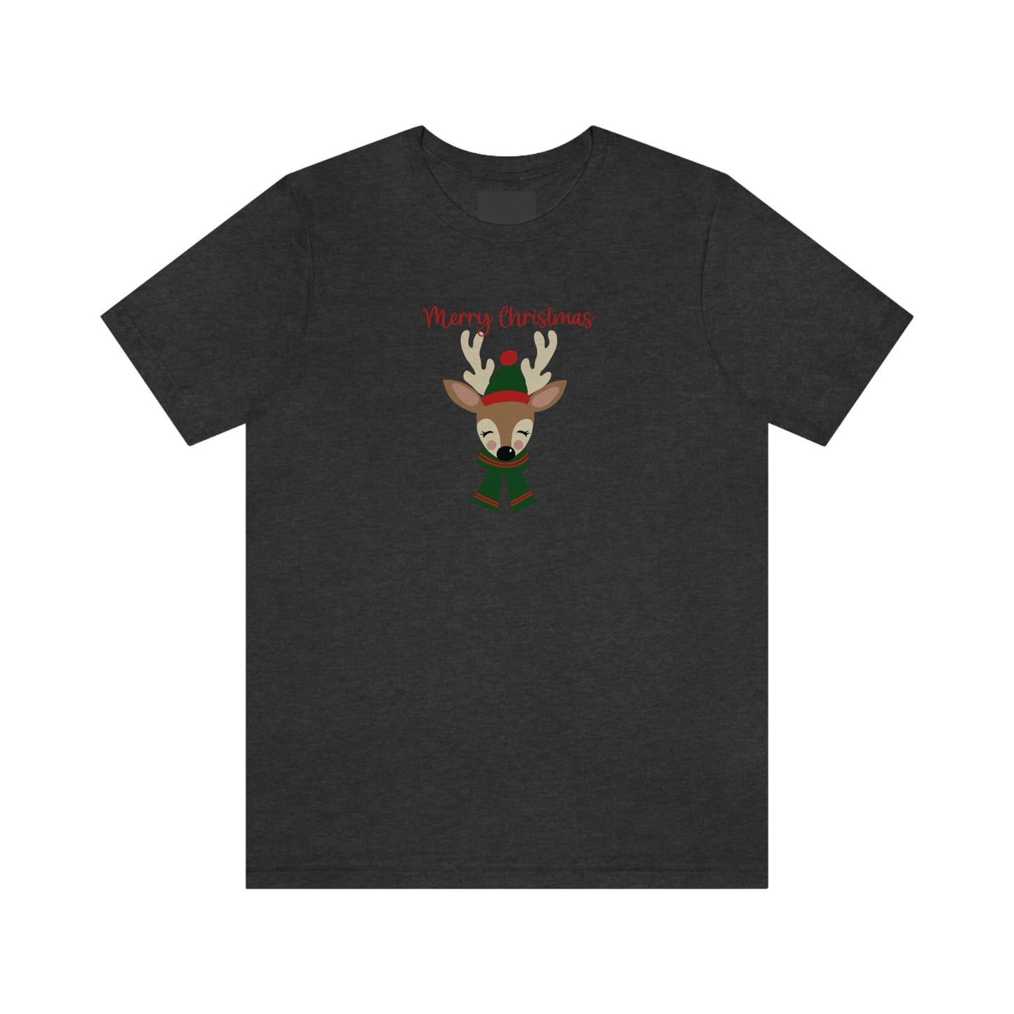 Holiday Reindeer 2 Unisex Jersey Short Sleeve Tee