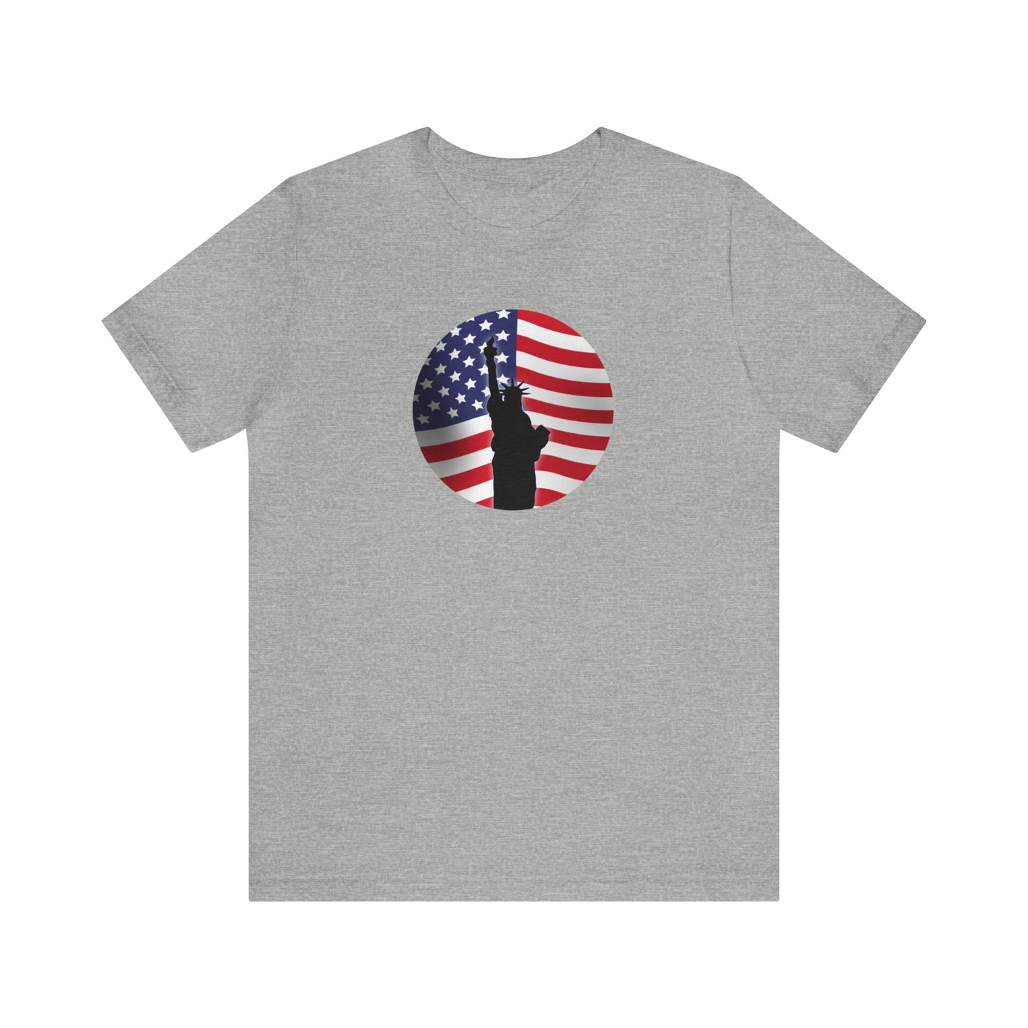 Holiday Lady Liberty 2 Unisex Jersey Short Sleeve Tee