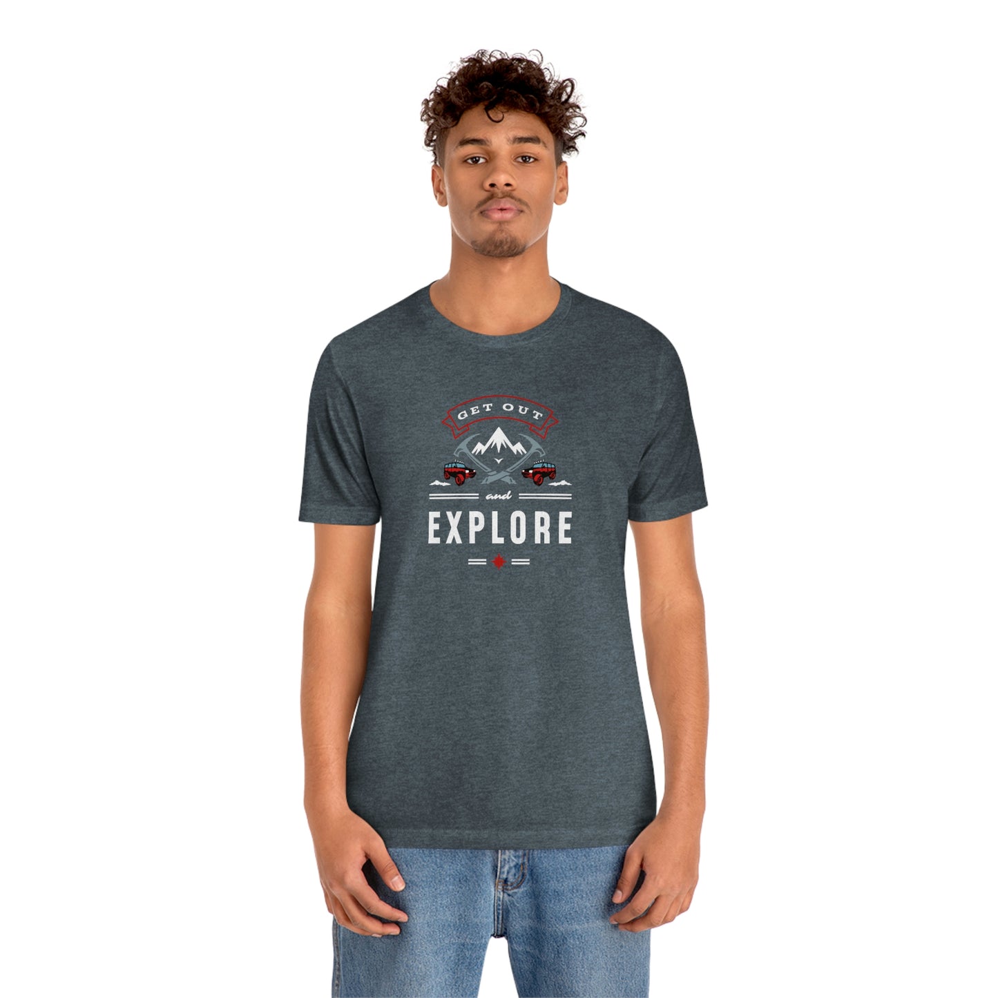 NWT - Get Out and Explore Unisex Jersey Short Sleeve Tee