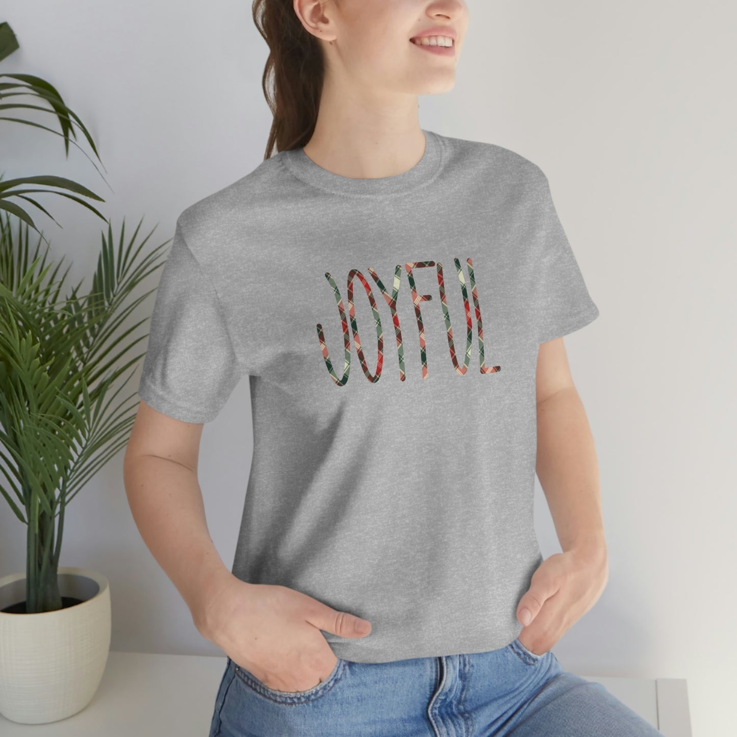 Holiday Joyful Unisex Jersey Short Sleeve Tee