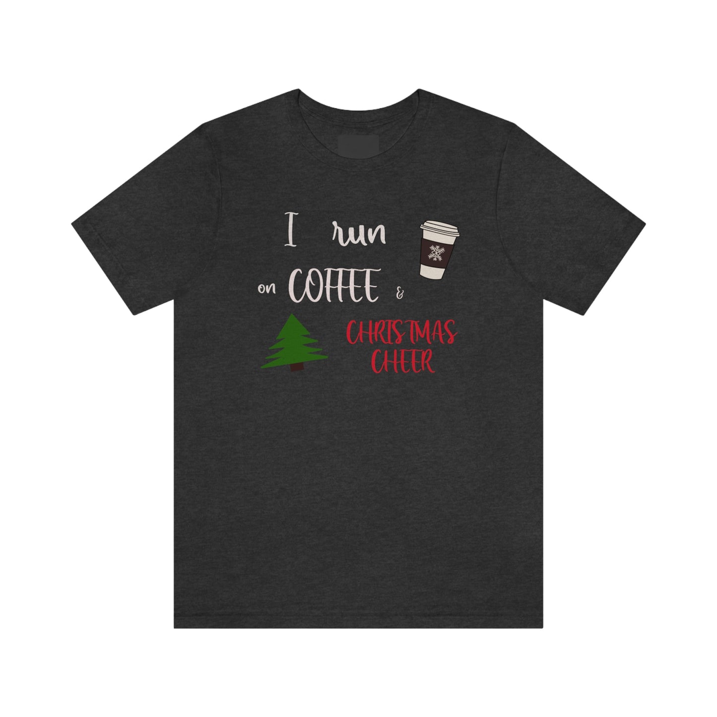 Holiday Coffee and Cheer Unisex Jersey Short Sleeve Tee