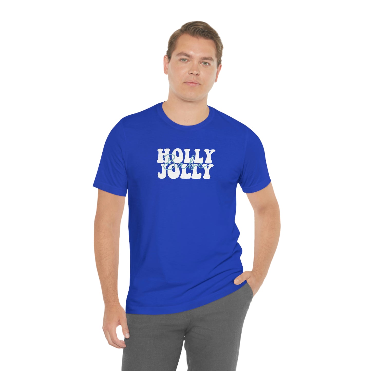 Holiday Holly Jolly Babe Unisex Jersey Short Sleeve Tee