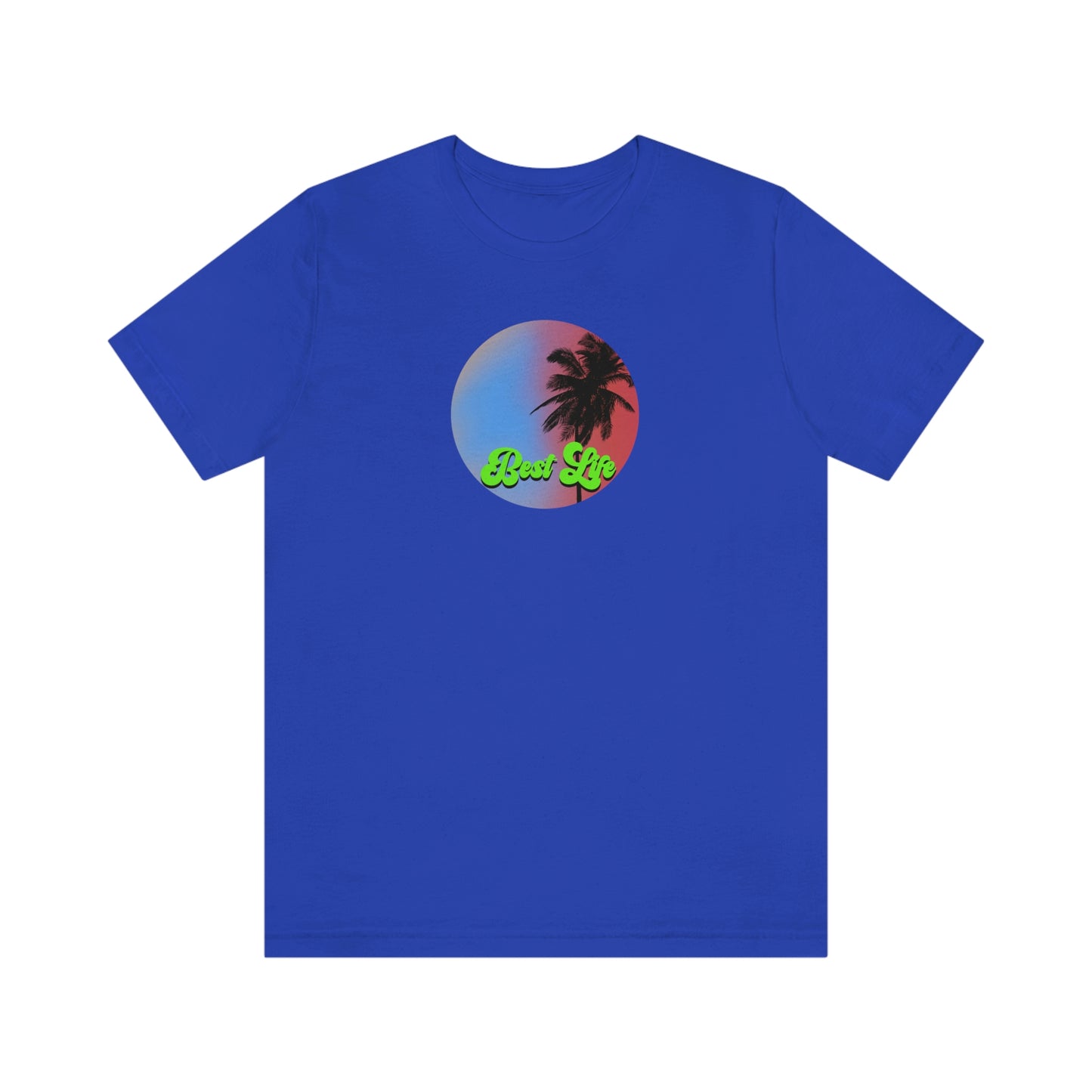 Best Life- Palm Breeze Unisex Jersey Short Sleeve Tee