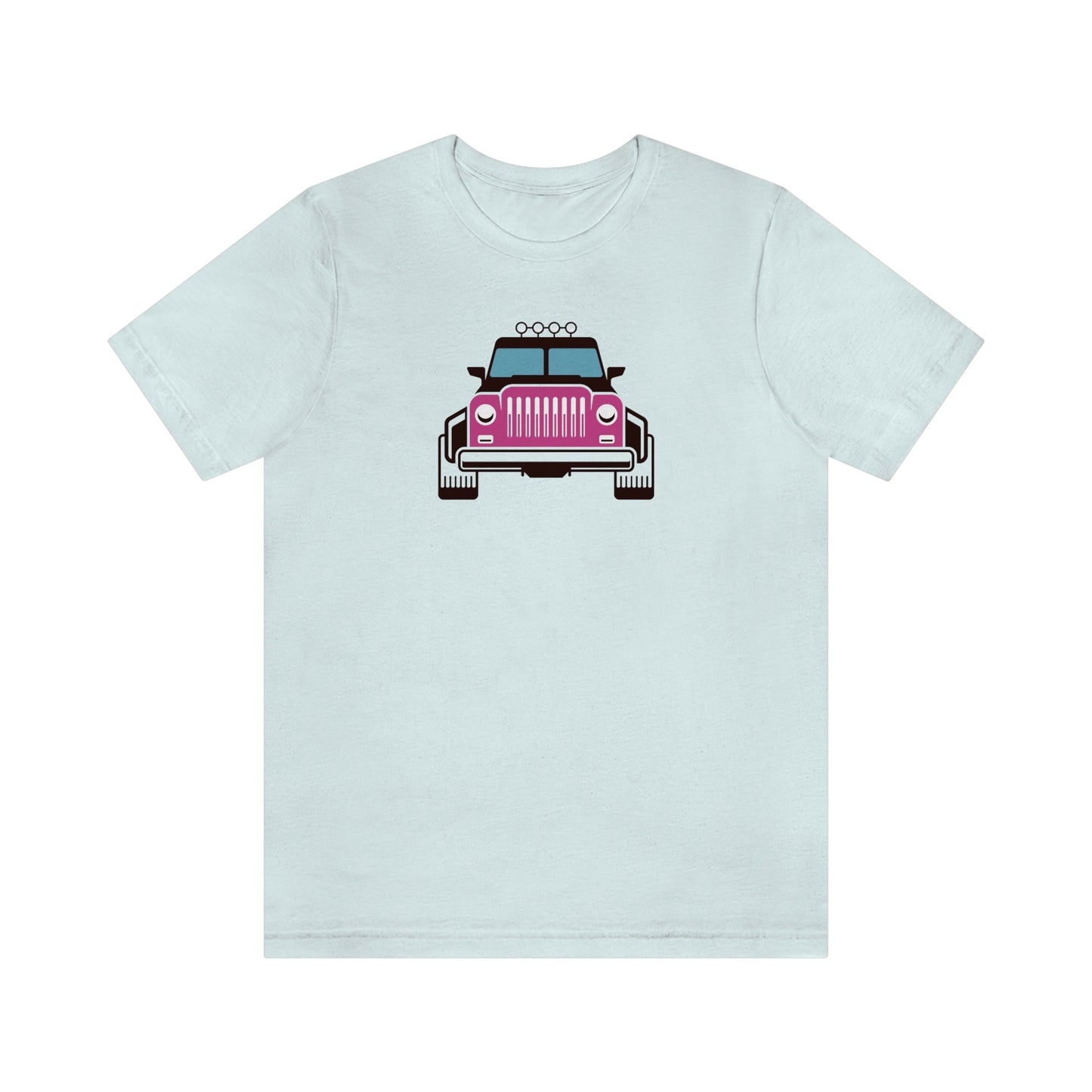 NWT - Pink Jeep Unisex Jersey Short Sleeve Tee