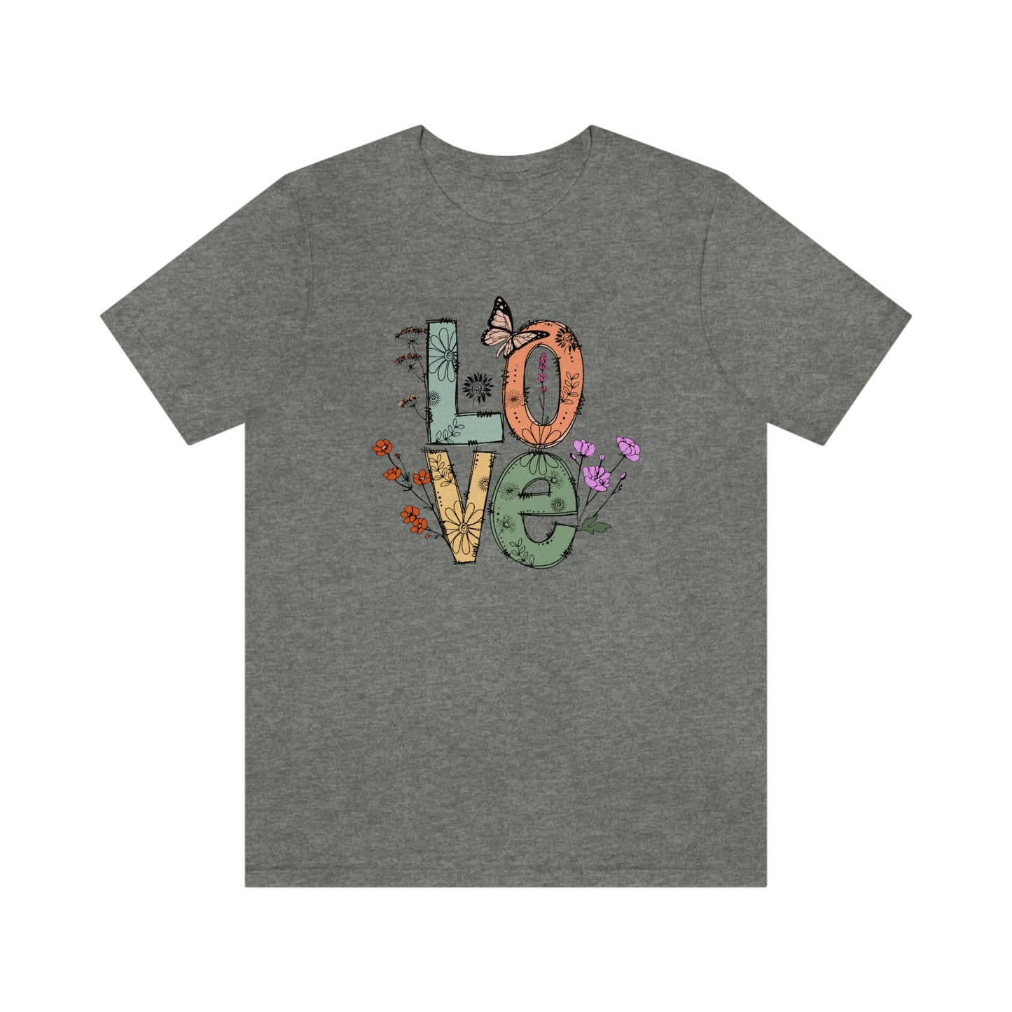 NWT - Wildflowers Love Unisex Jersey Short Sleeve Tee