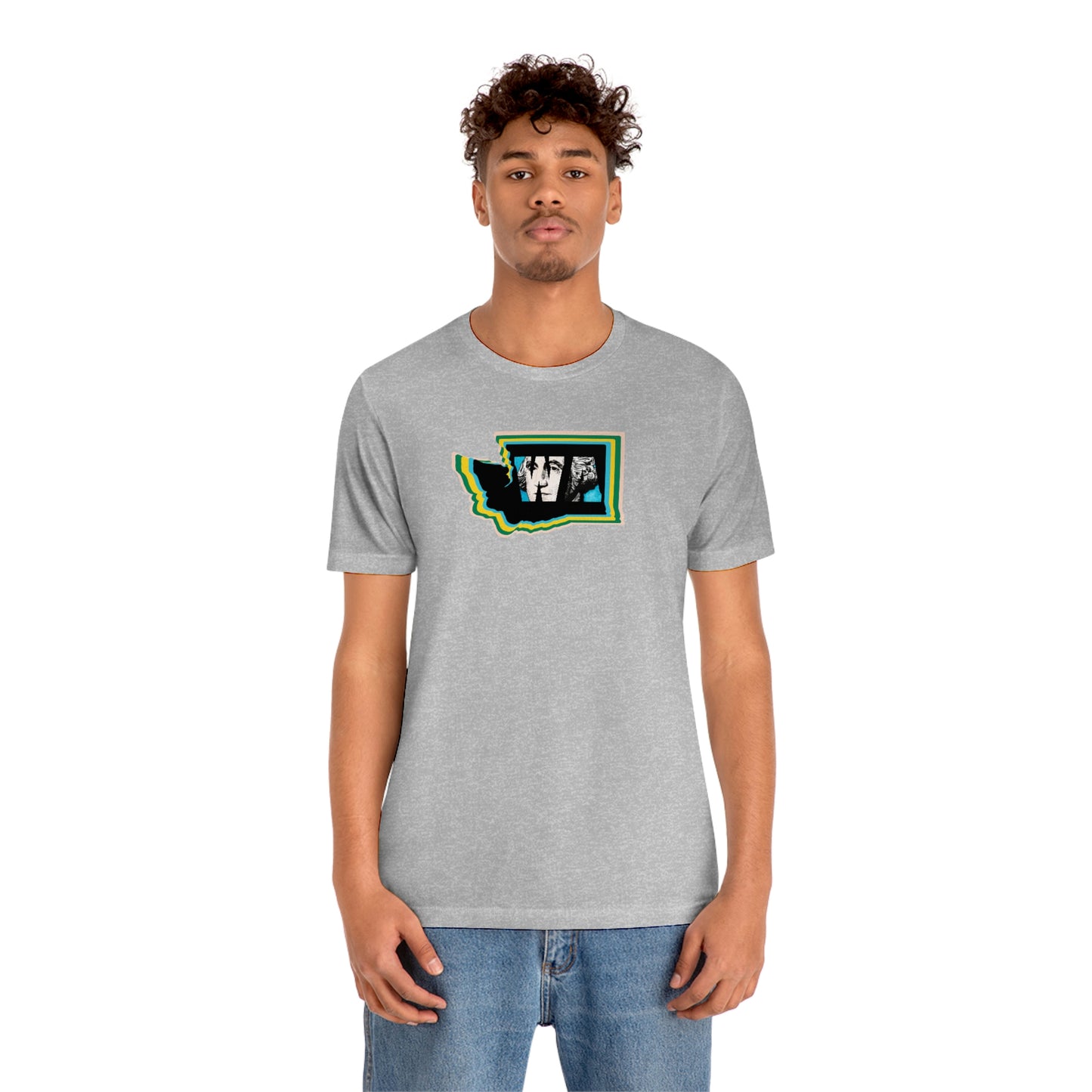 State Love- Washington Unisex Jersey Short Sleeve Tee