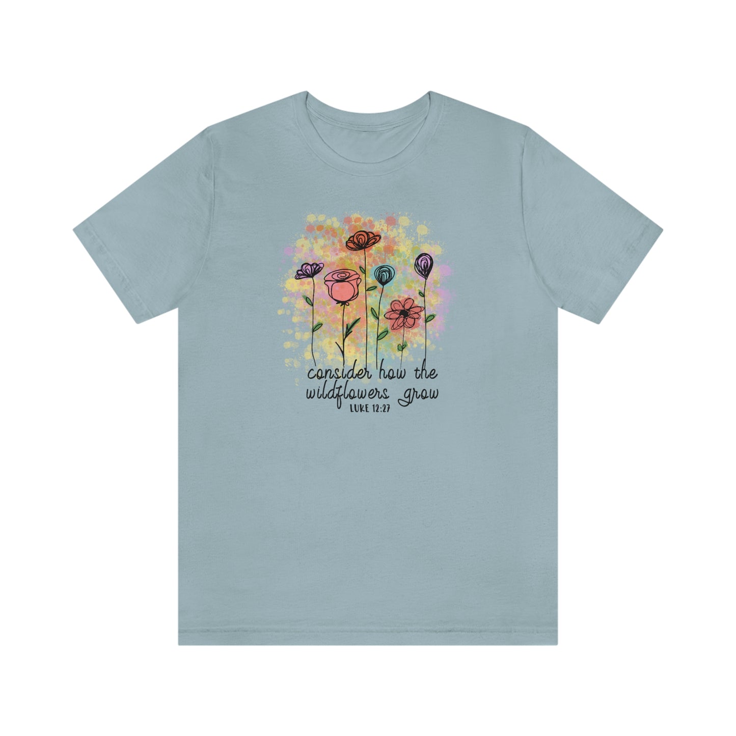 NWT - Wildflowers Grow Unisex Jersey Short Sleeve Tee