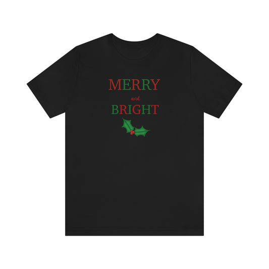 Holiday Merry 1 Unisex Jersey Short Sleeve Tee