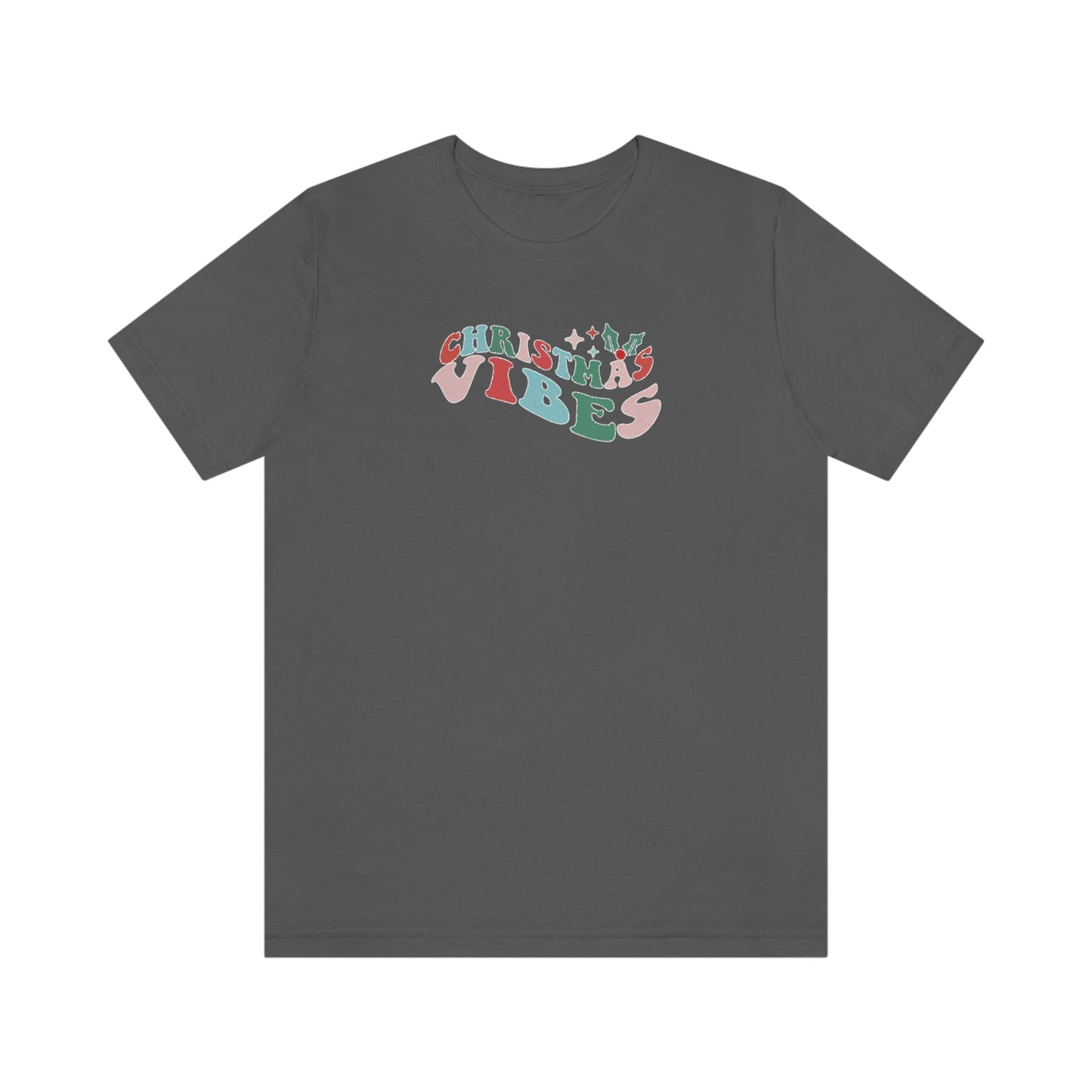 Holiday Christmas Vibes Unisex Jersey Short Sleeve Tee