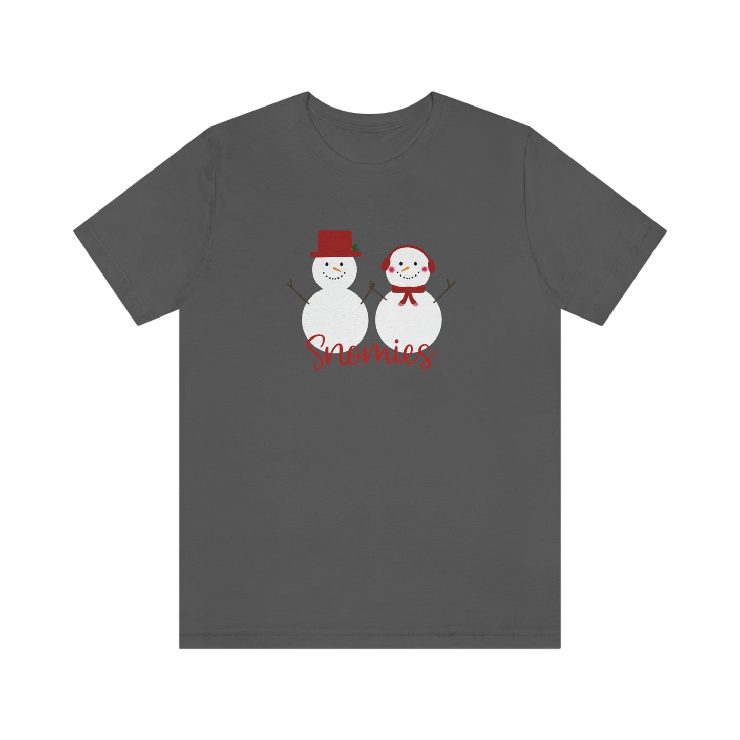 Holiday Red Snomies Unisex Jersey Short Sleeve Tee