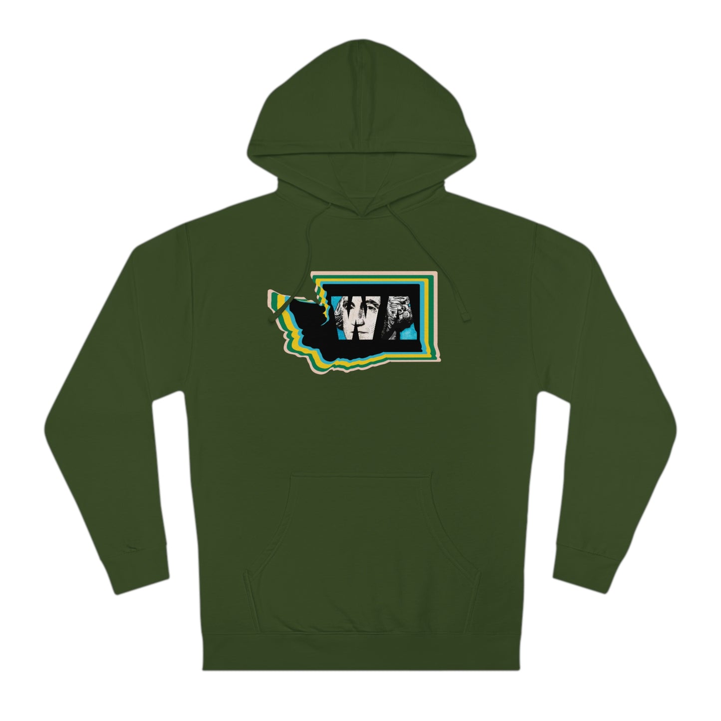 State Love- Washington Unisex Hooded Sweatshirt