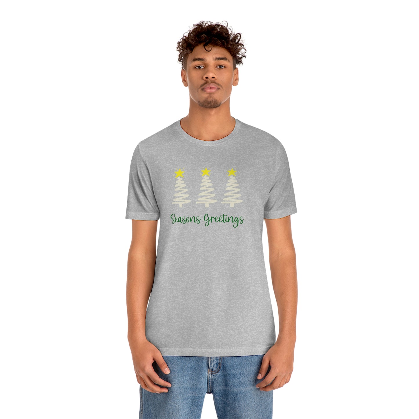 Holiday Seasons Greetings Unisex Jersey Short Sleeve Tee