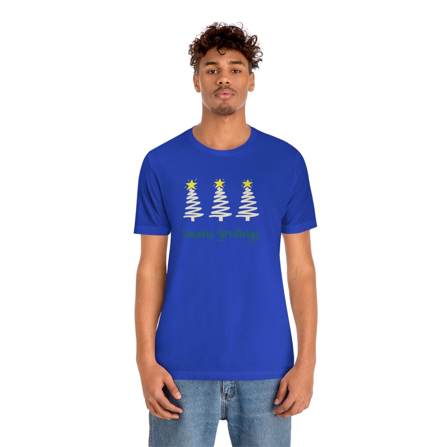 Holiday Seasons Greetings Unisex Jersey Short Sleeve Tee