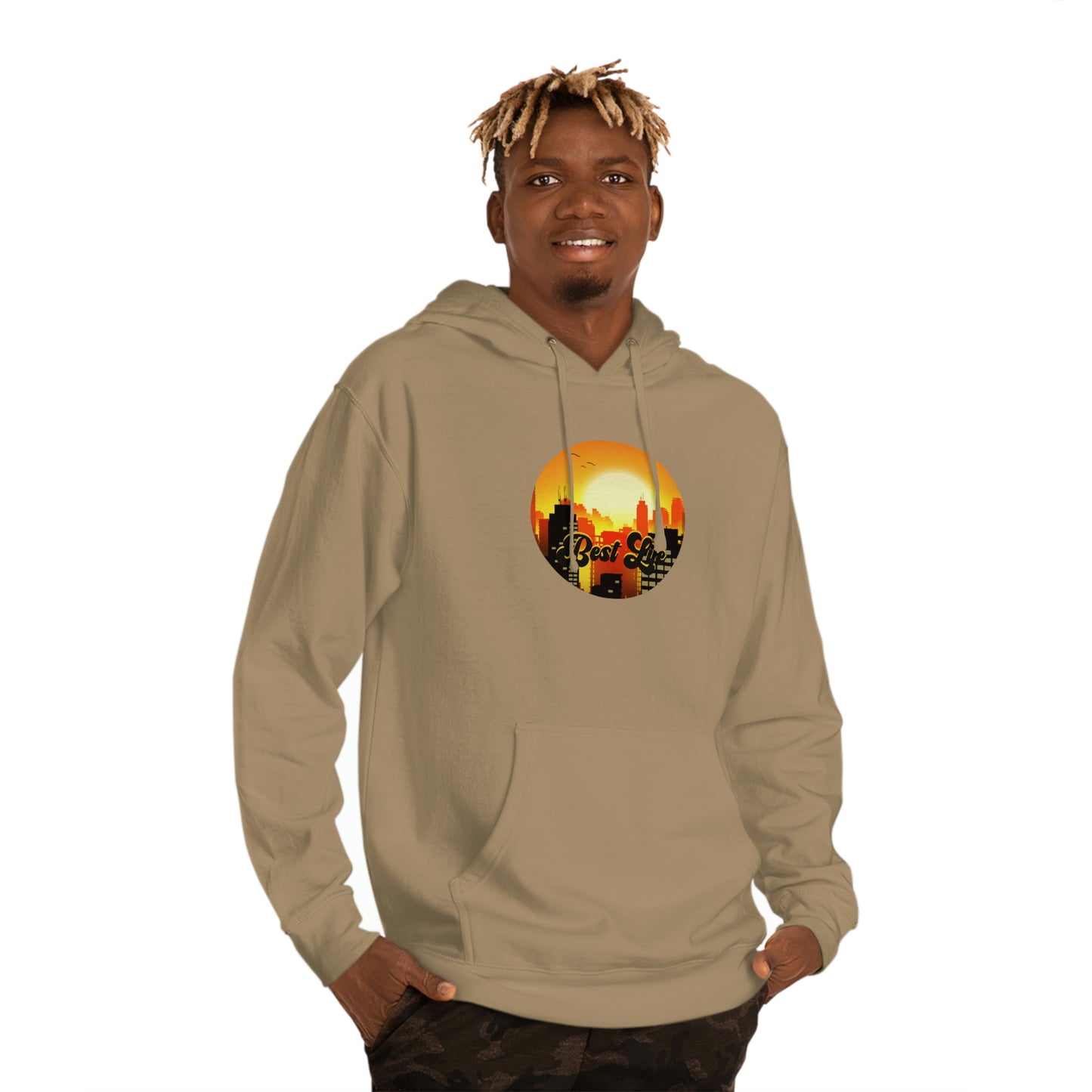 Best Life-Cityscape Unisex Hooded Sweatshirt