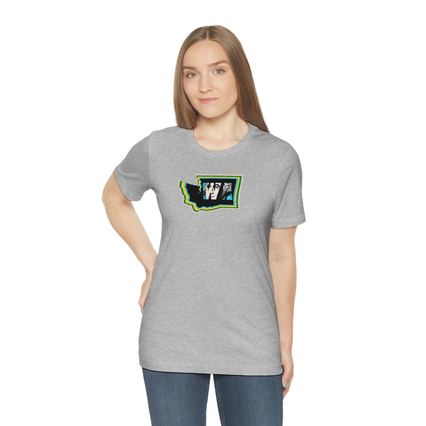 State Love- Washington Unisex Jersey Short Sleeve Tee