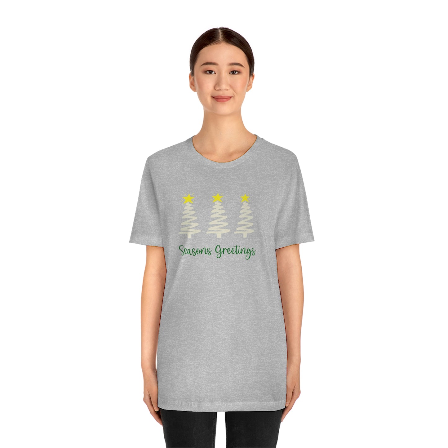 Holiday Seasons Greetings Unisex Jersey Short Sleeve Tee