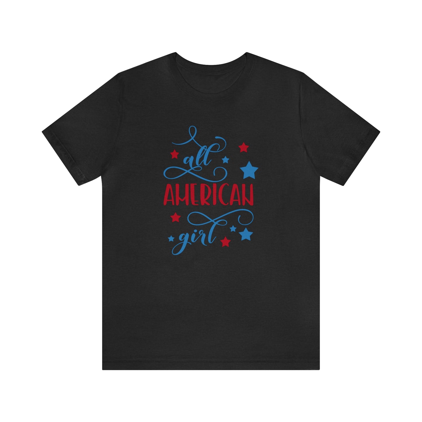 NWT- All American Girl Unisex Jersey Short Sleeve Tee