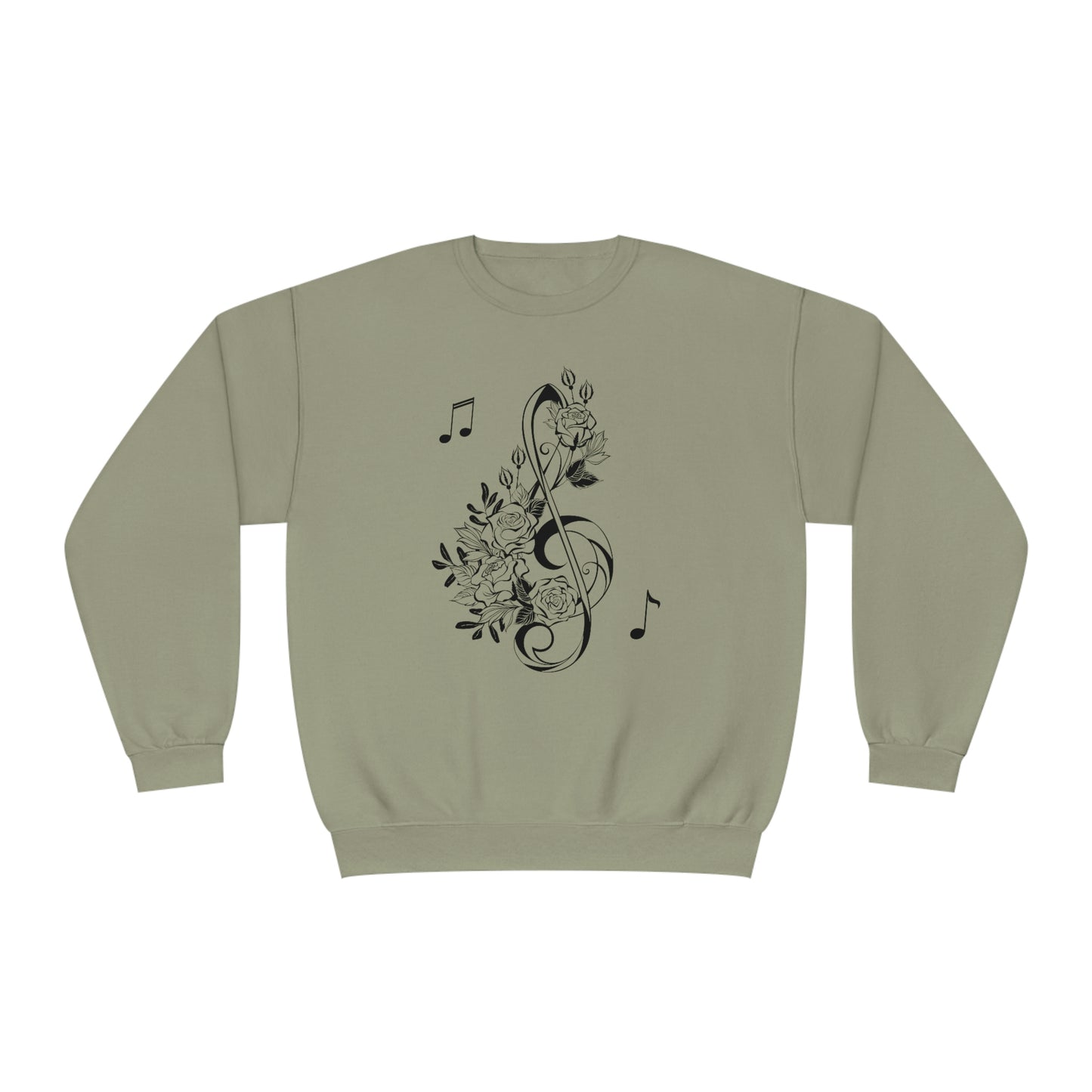 NWT- Music Note Unisex NuBlend® Crewneck Sweatshirt