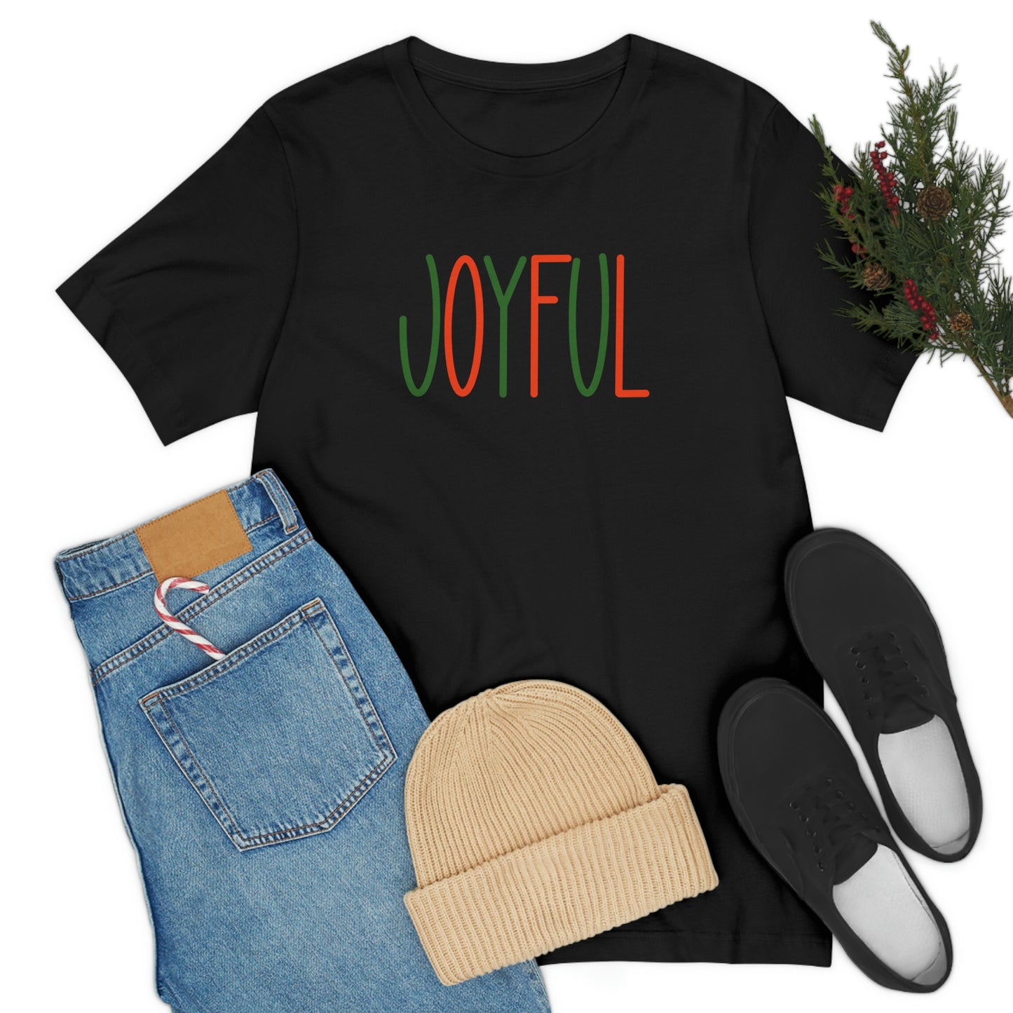 Holiday Joyful 2 Unisex Jersey Short Sleeve Tee