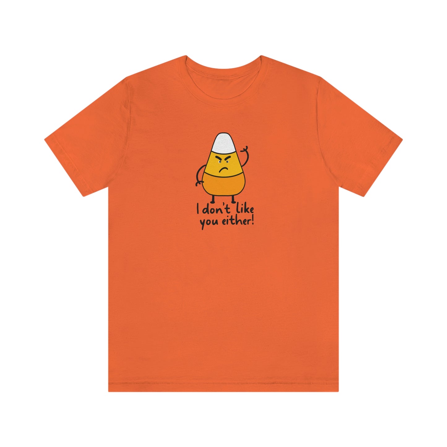 Halloween Candy Corn Unisex Jersey Short Sleeve Tee