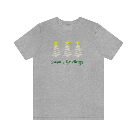 Holiday Seasons Greetings Unisex Jersey Short Sleeve Tee