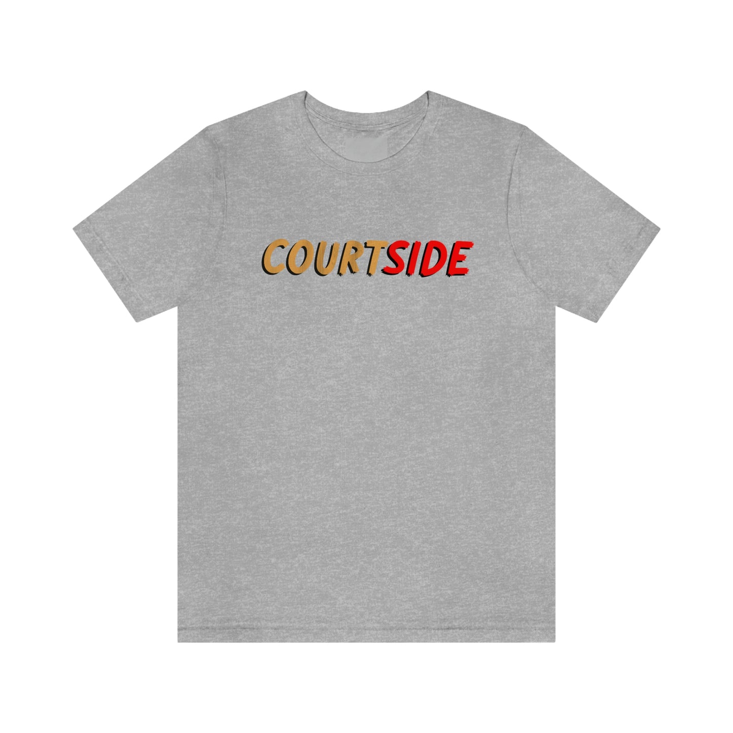 NWT Courtside Unisex Jersey Short Sleeve Tee