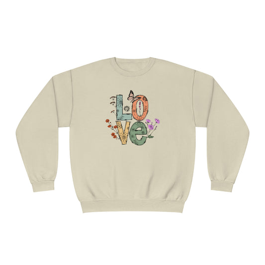 NWT - Wildflowers Love Unisex NuBlend® Crewneck Sweatshirt