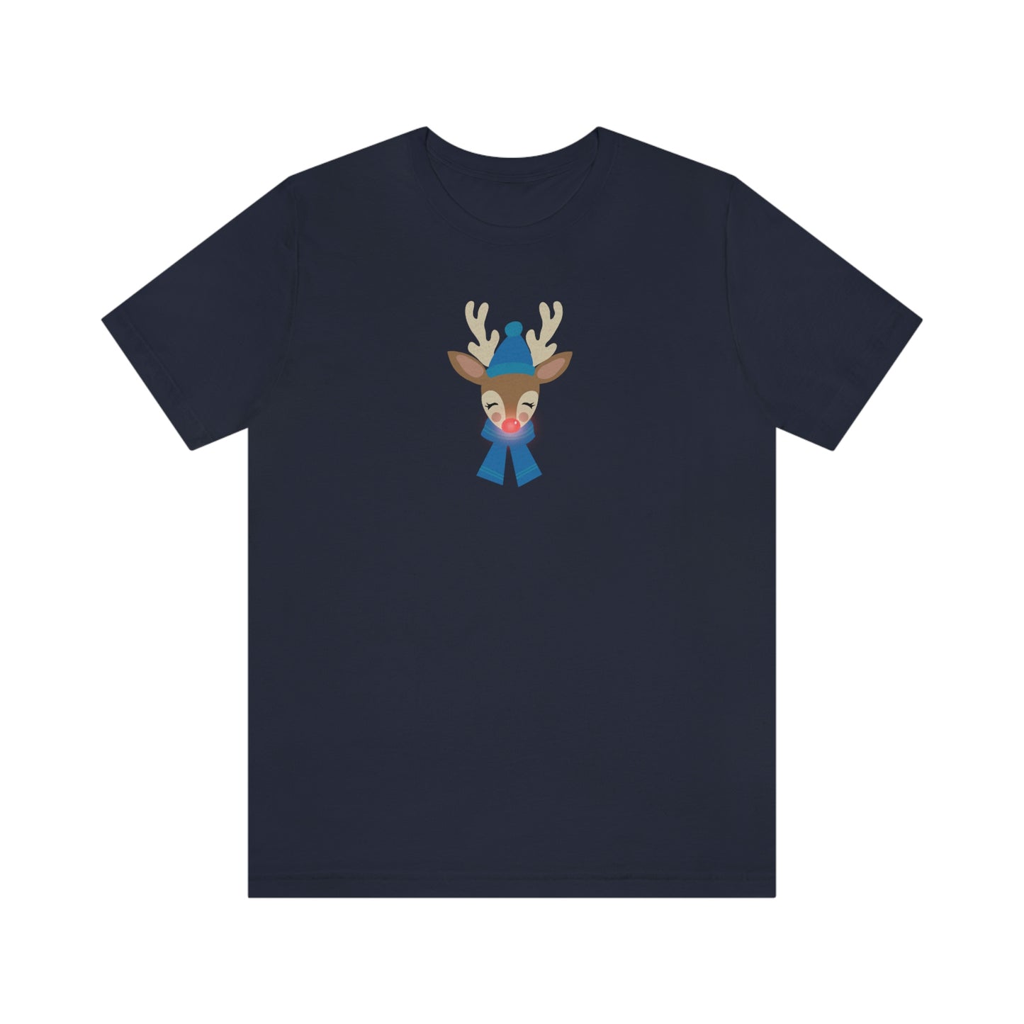 Holiday Reindeer 1 Unisex Jersey Short Sleeve Tee