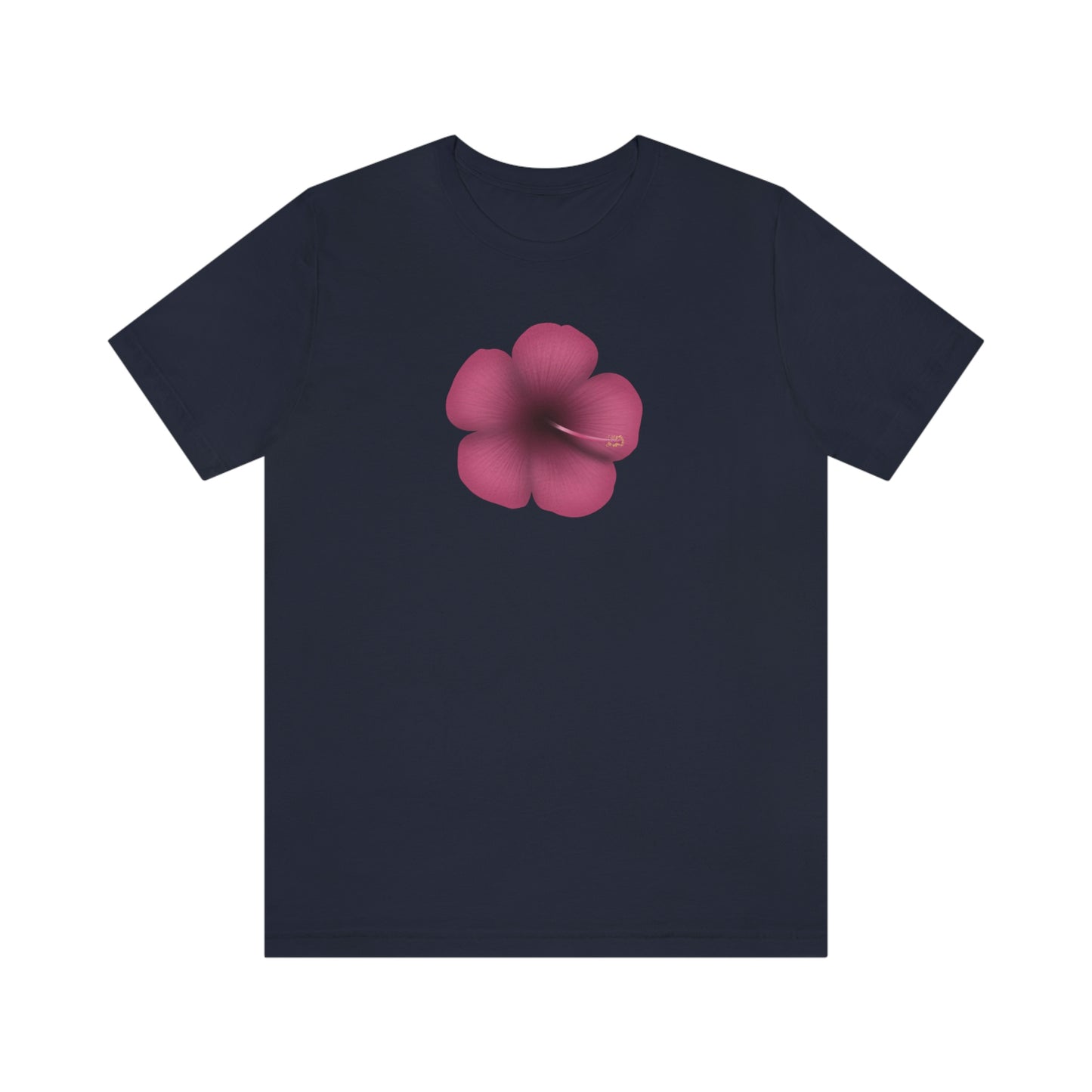 NWT Hibiscus Flower Unisex Jersey Short Sleeve Tee