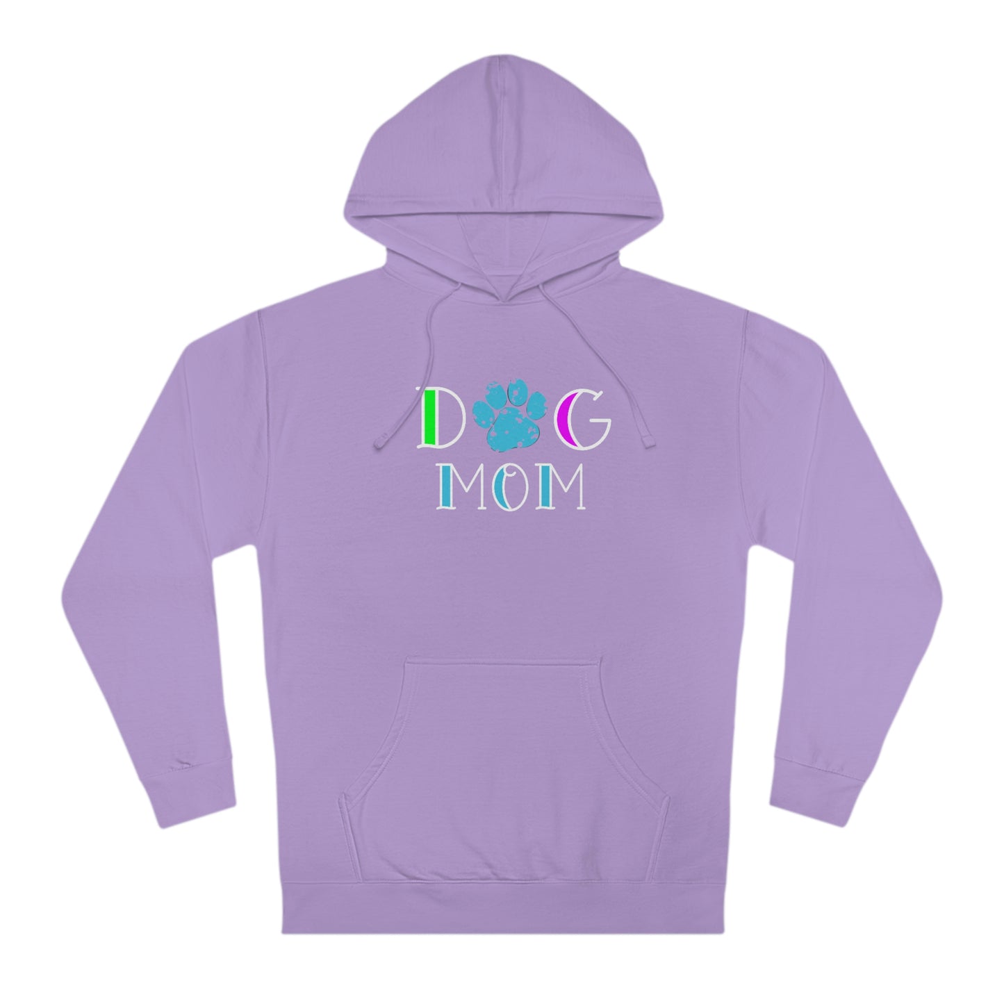 NWT Dog Mom Blue Unisex Hooded Sweatshirt