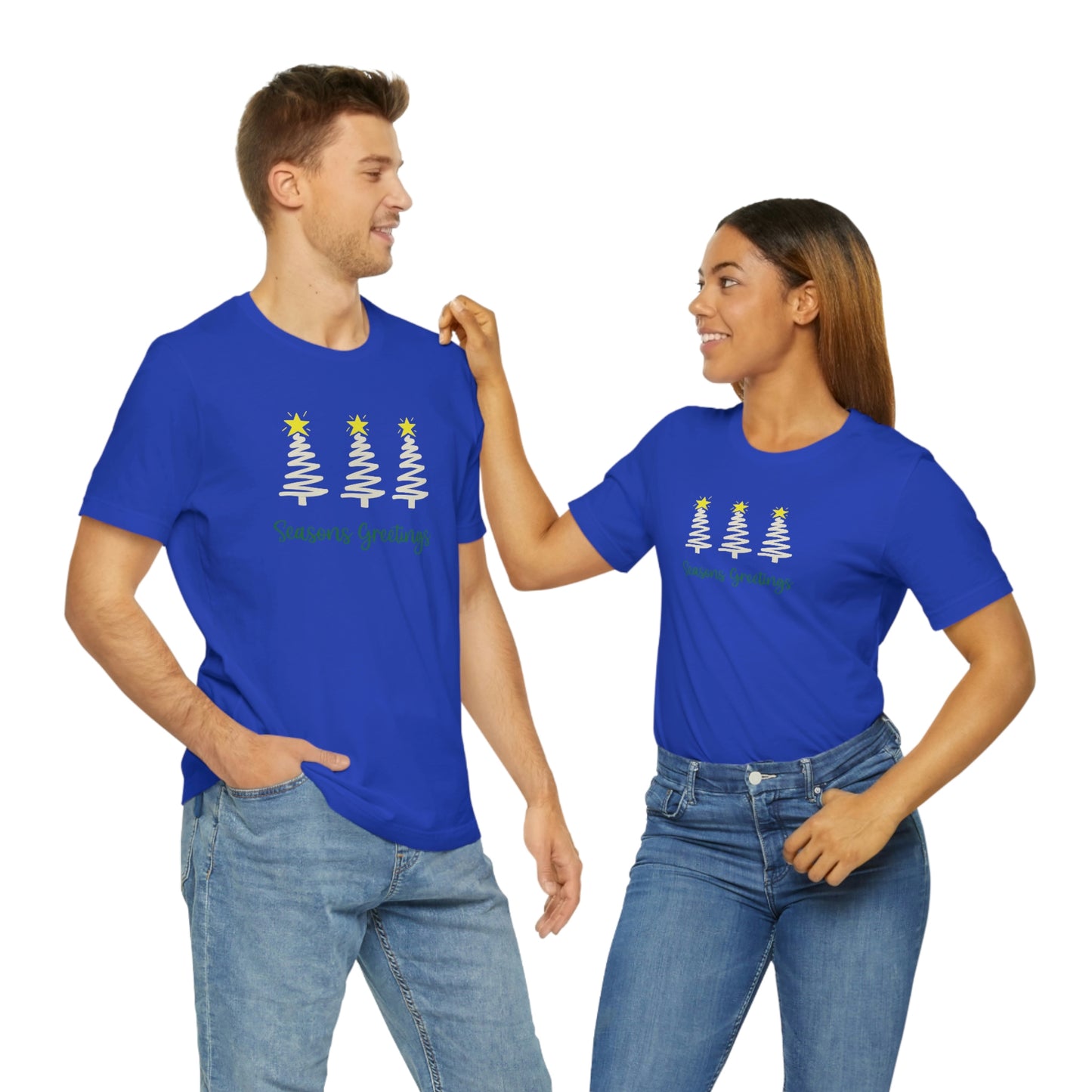 Holiday Seasons Greetings Unisex Jersey Short Sleeve Tee