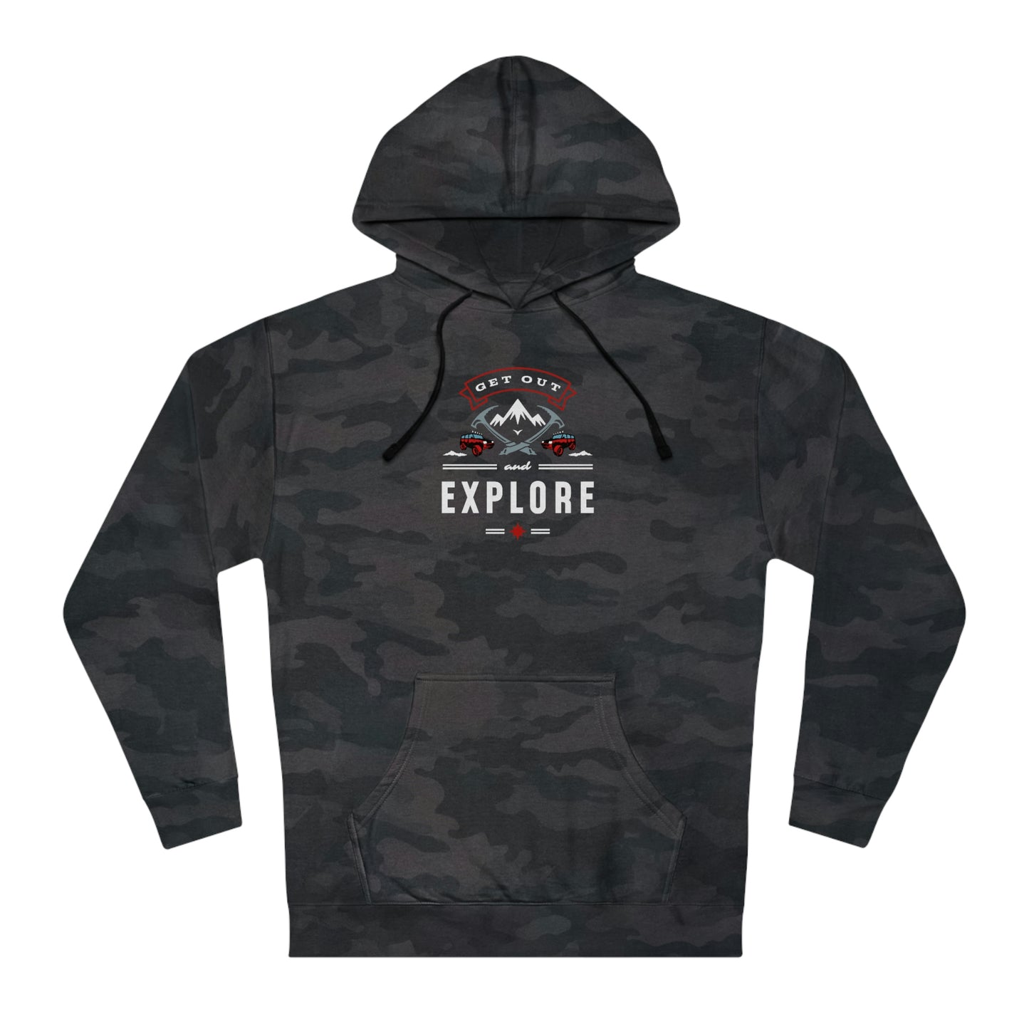 NWT - Get Out and Explore Unisex Hooded Sweatshirt