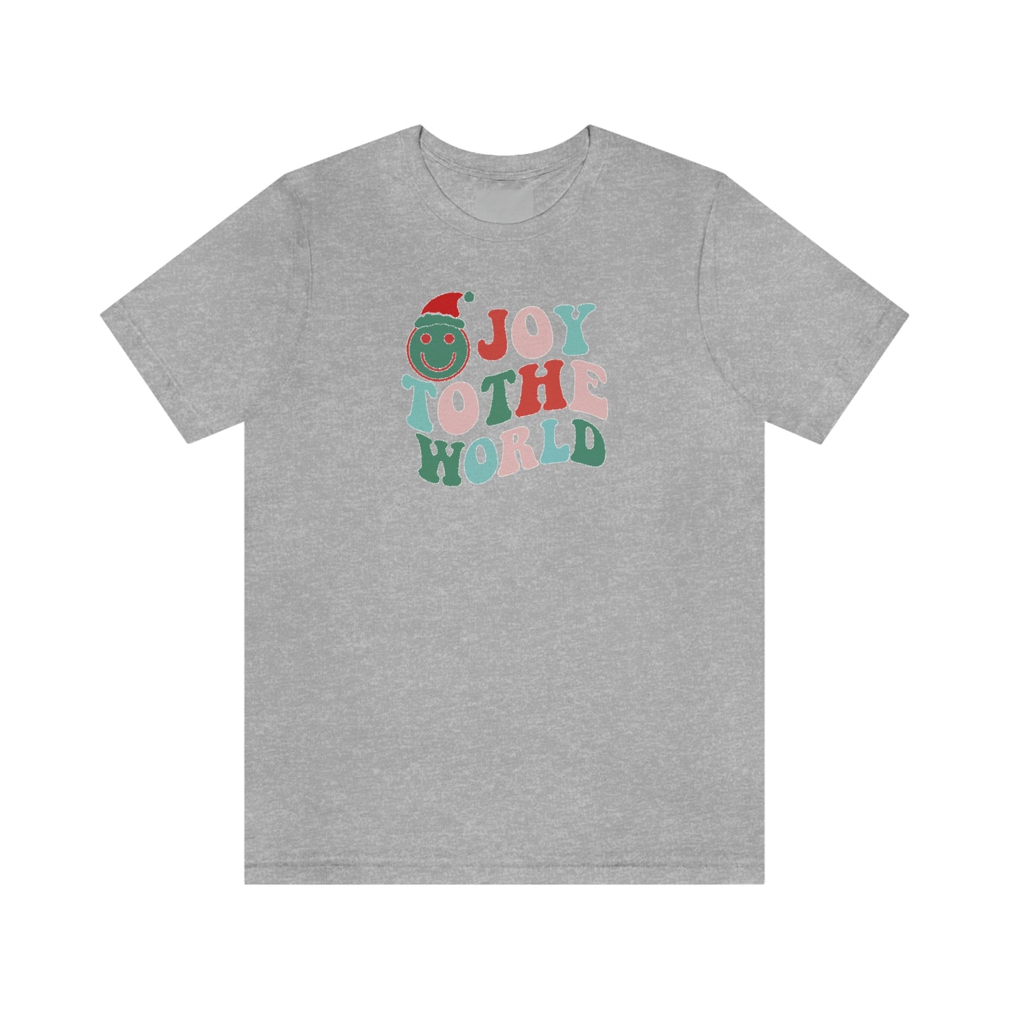 Holiday Joy To The World Unisex Jersey Short Sleeve Tee