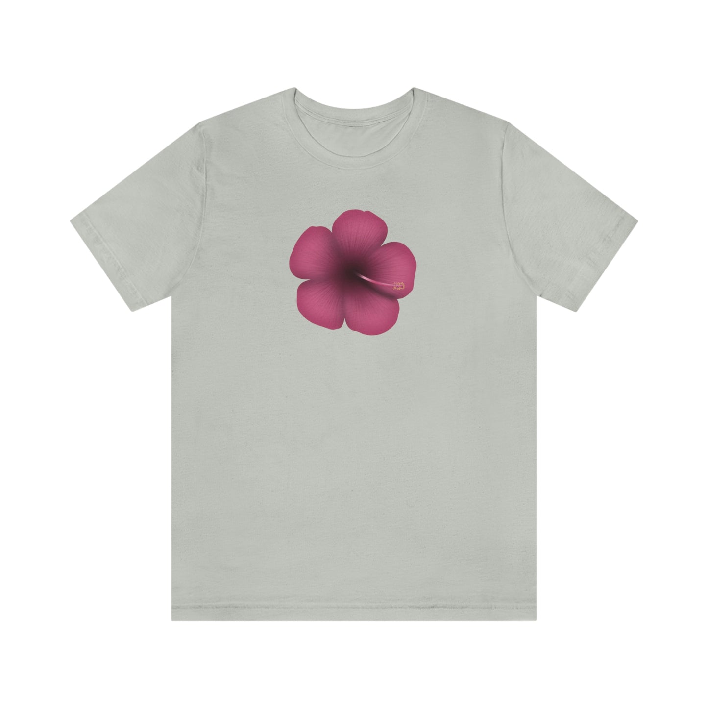 NWT Hibiscus Flower Unisex Jersey Short Sleeve Tee