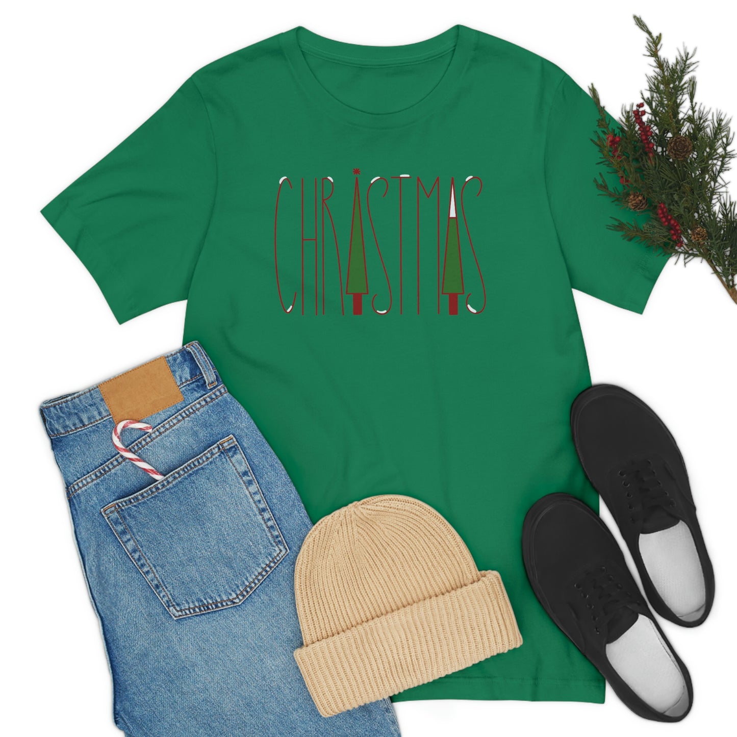 Holiday Christmas Unisex Jersey Short Sleeve Tee