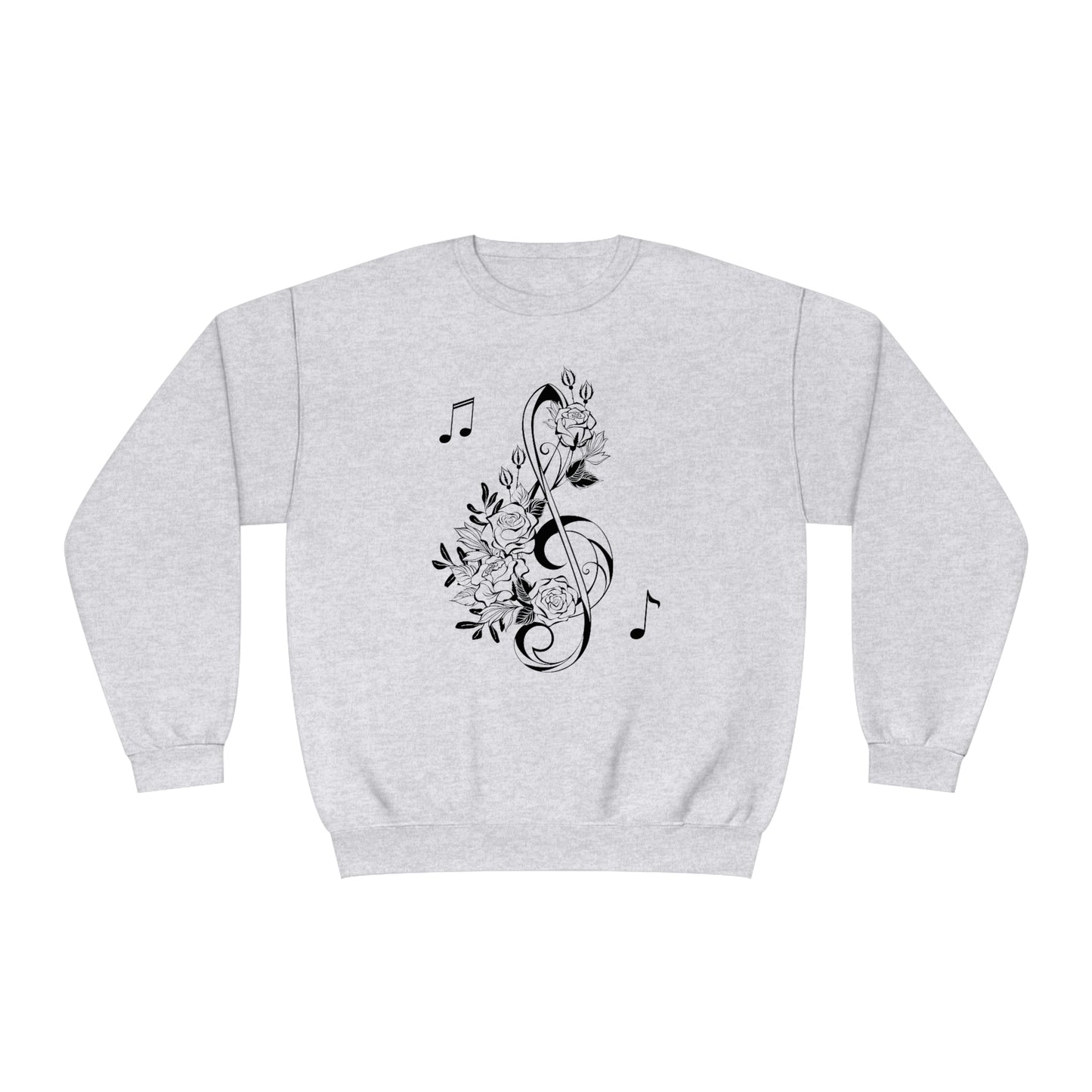 NWT- Music Note Unisex NuBlend® Crewneck Sweatshirt