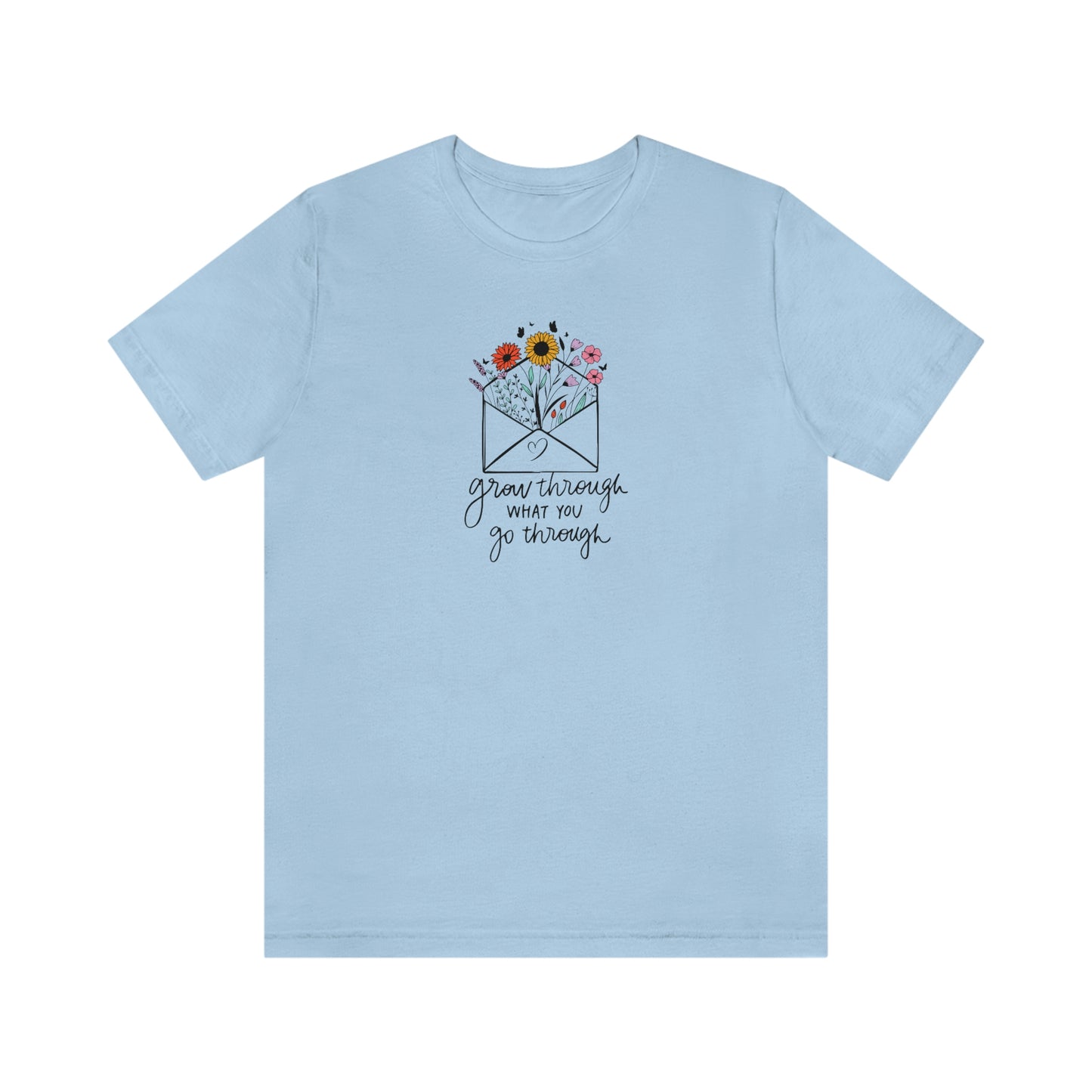 NWT - Wildflowers Grow Through Unisex Jersey Short Sleeve Tee