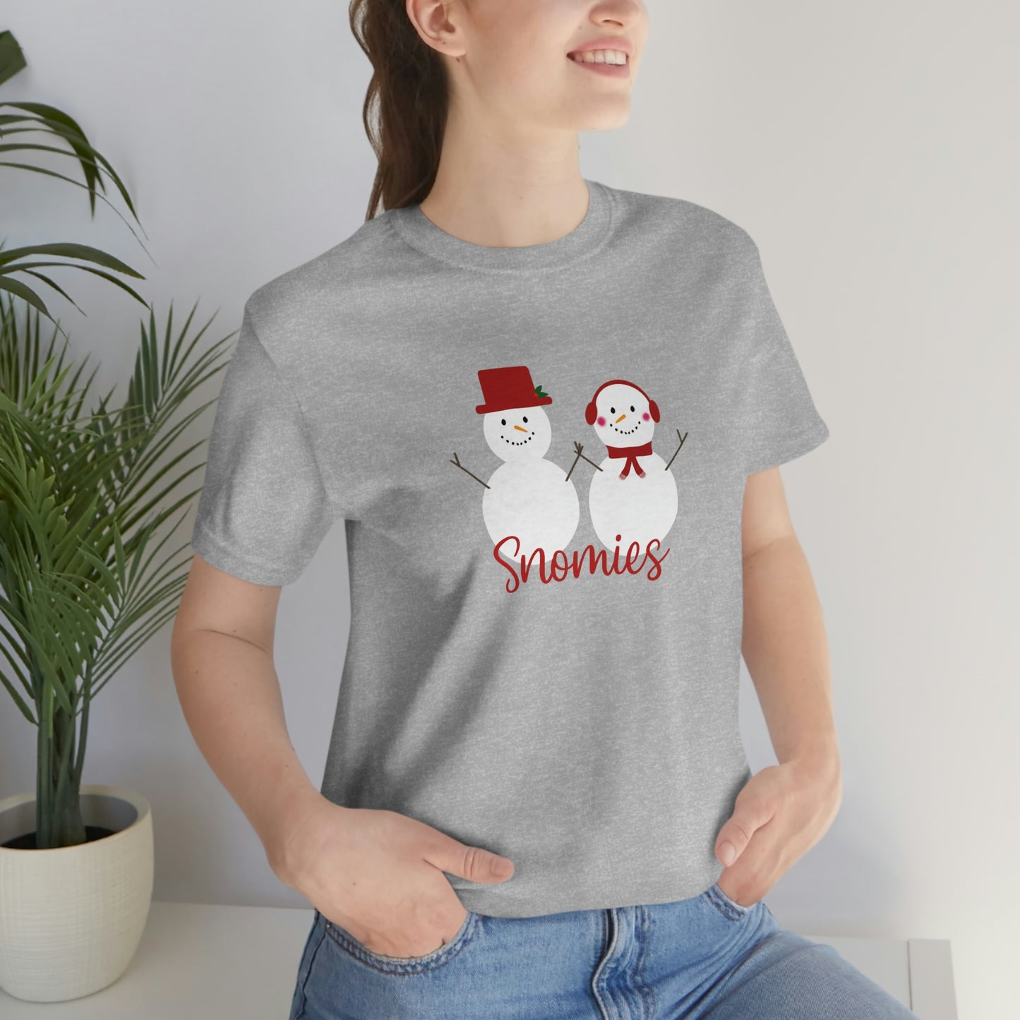 Holiday Red Snomies Unisex Jersey Short Sleeve Tee