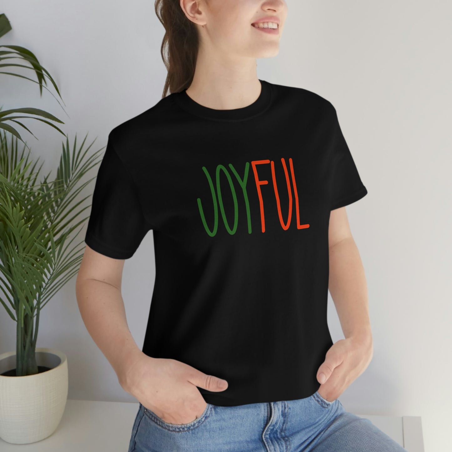 Holiday Joyful 1 Unisex Jersey Short Sleeve Tee