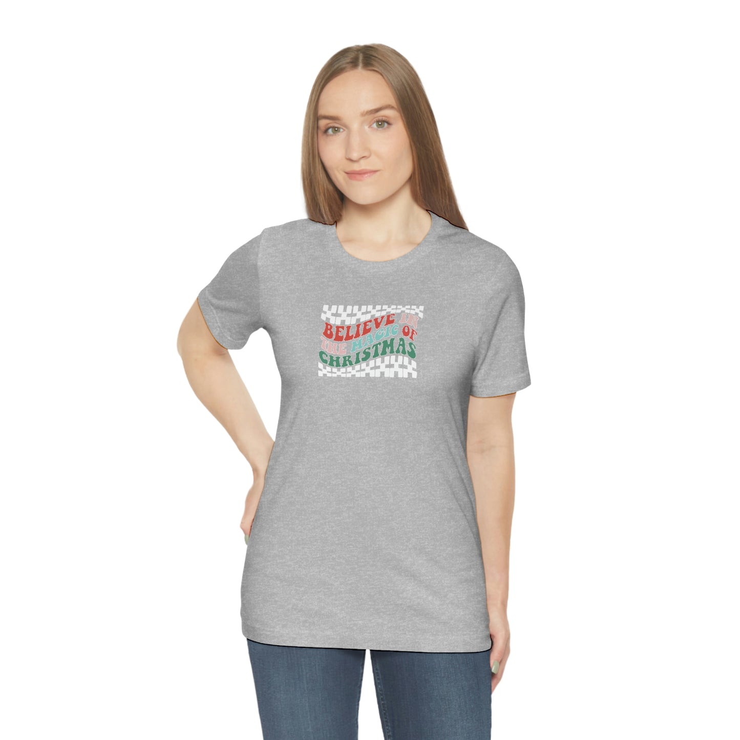 Holiday Magic Of Christmas Unisex Jersey Short Sleeve Tee