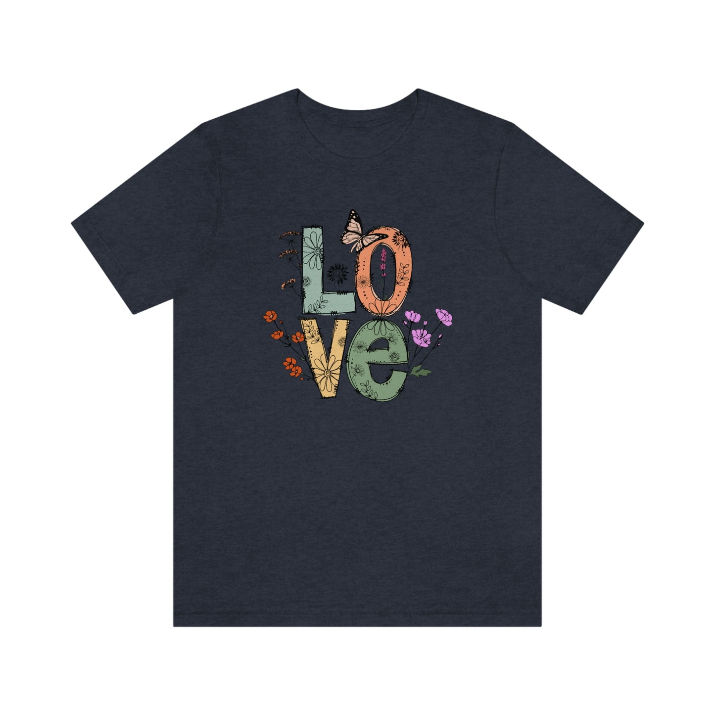 NWT - Wildflowers Love Unisex Jersey Short Sleeve Tee