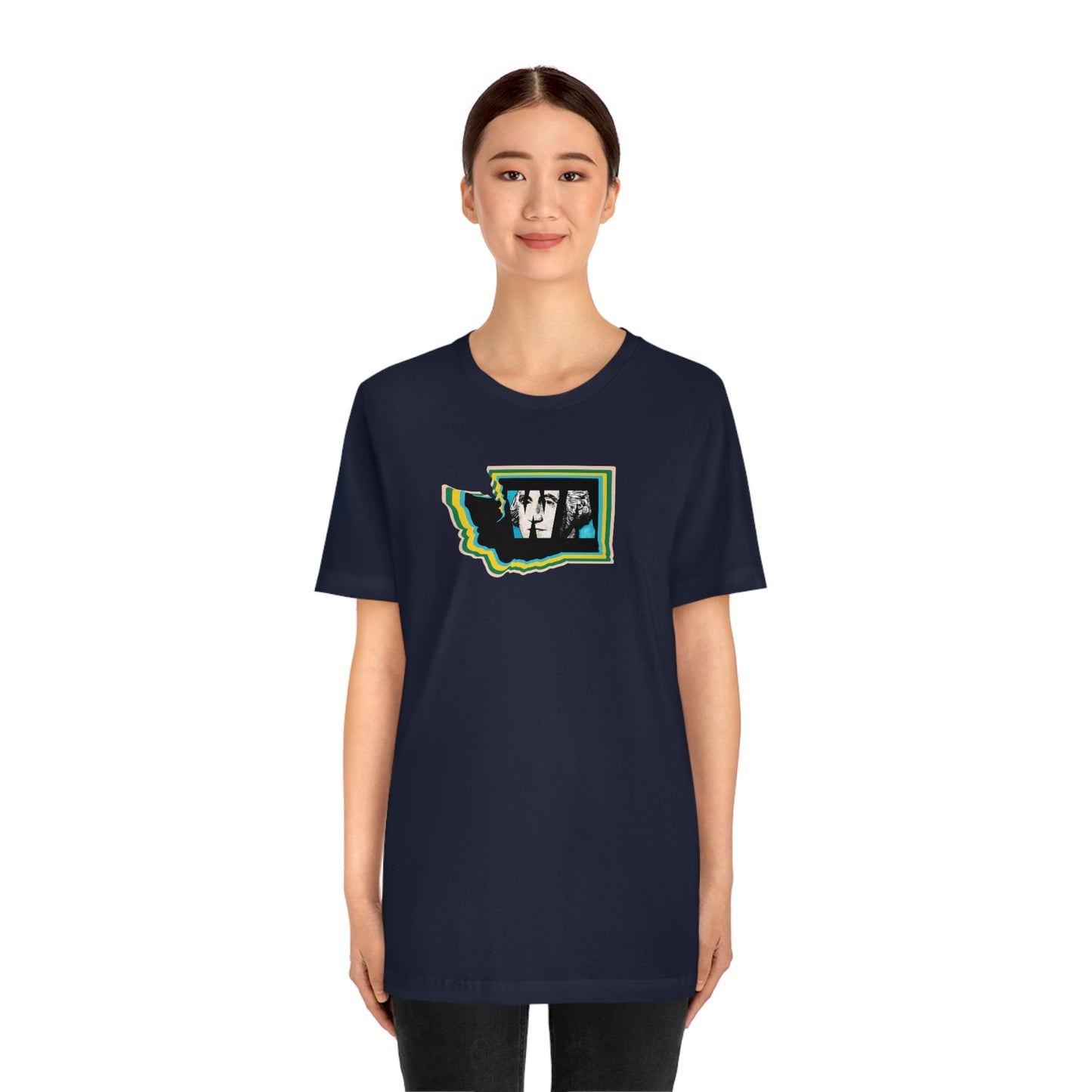 State Love- Washington Unisex Jersey Short Sleeve Tee