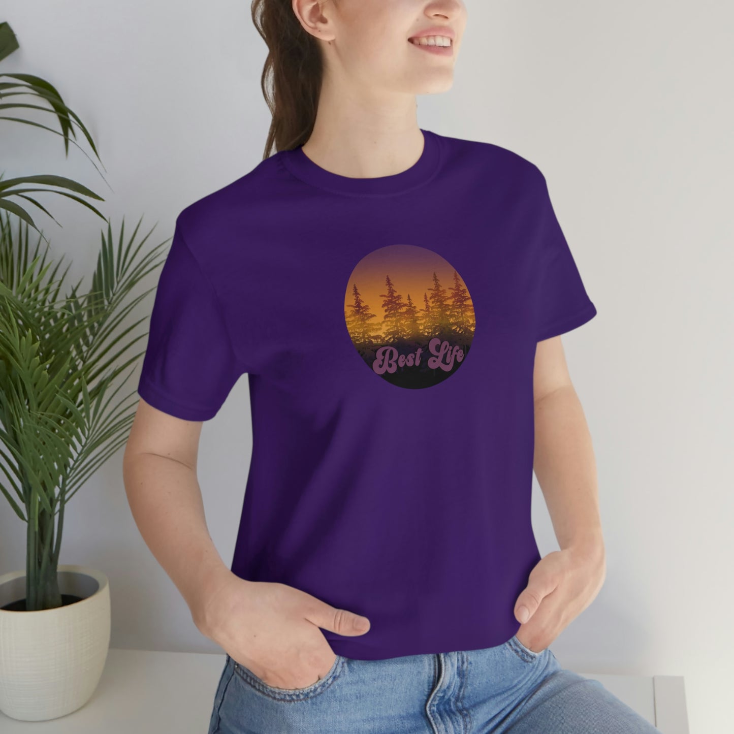 Best Life- Dawn Scene Unisex Jersey Short Sleeve Tee