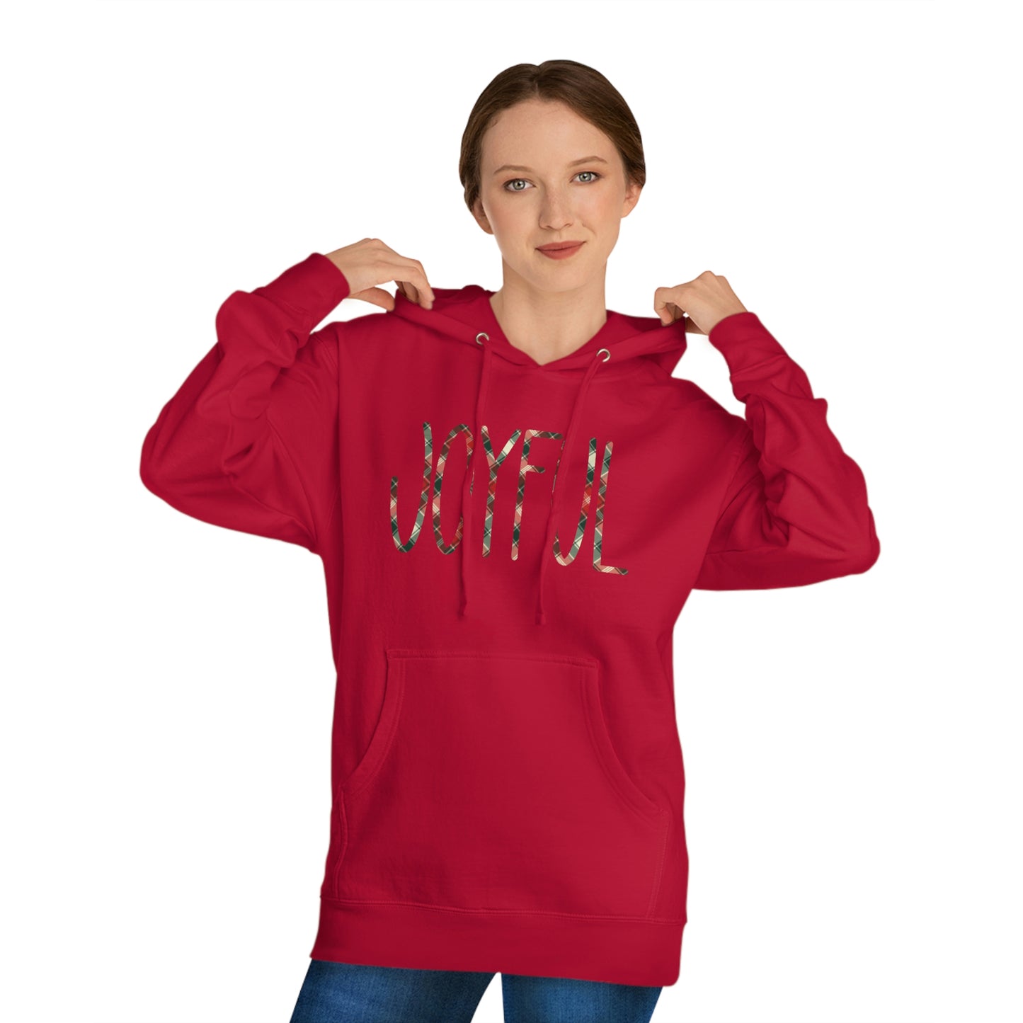 Holiday Joyful Unisex Hooded Sweatshirt