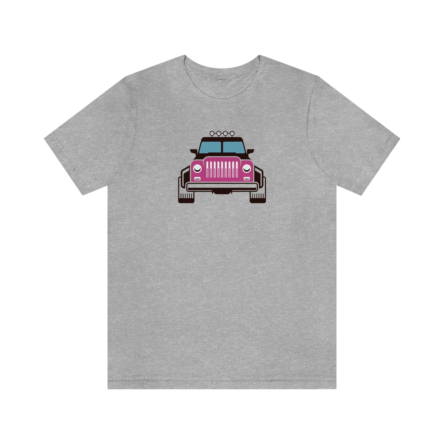 NWT - Pink Jeep Unisex Jersey Short Sleeve Tee