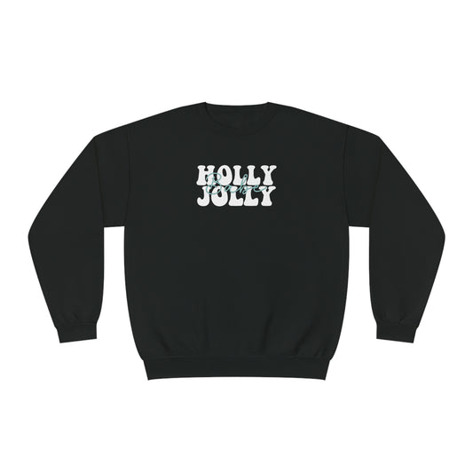 NWT- Holly Jolly Babe White Unisex NuBlend® Crewneck Sweatshirt