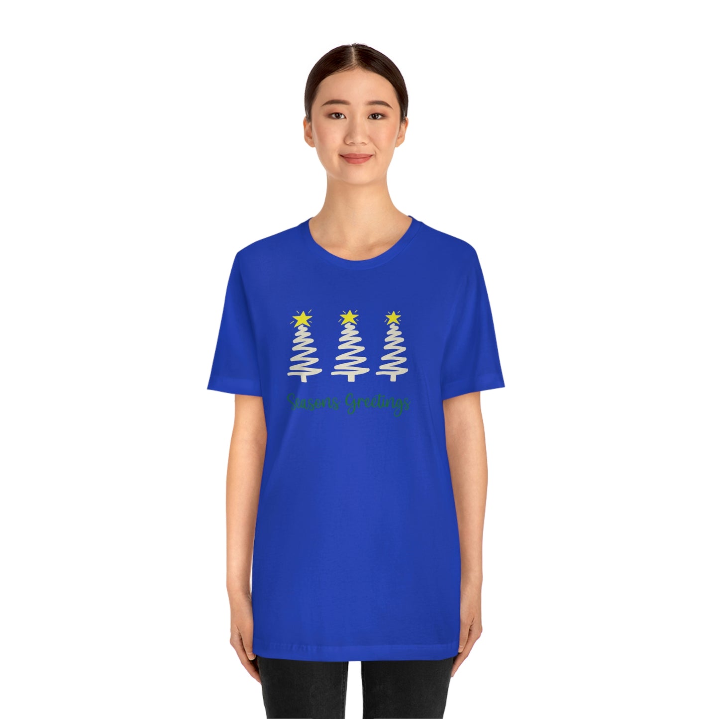 Holiday Seasons Greetings Unisex Jersey Short Sleeve Tee